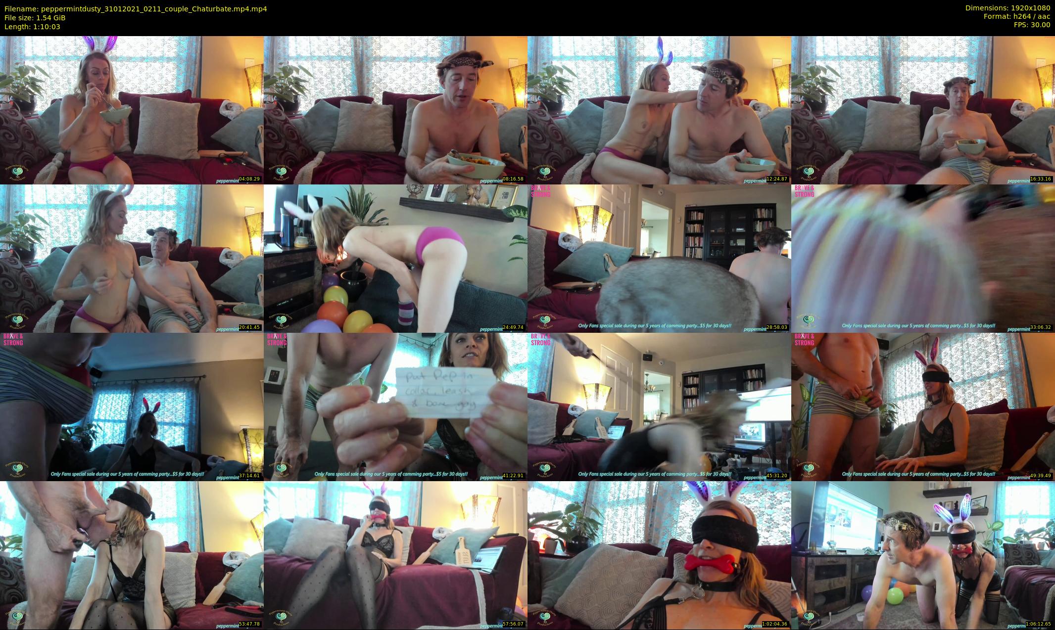 peppermintdusty — 71 minute Chaturbate couple cam show recording, 1080p, Jan 31, 2021