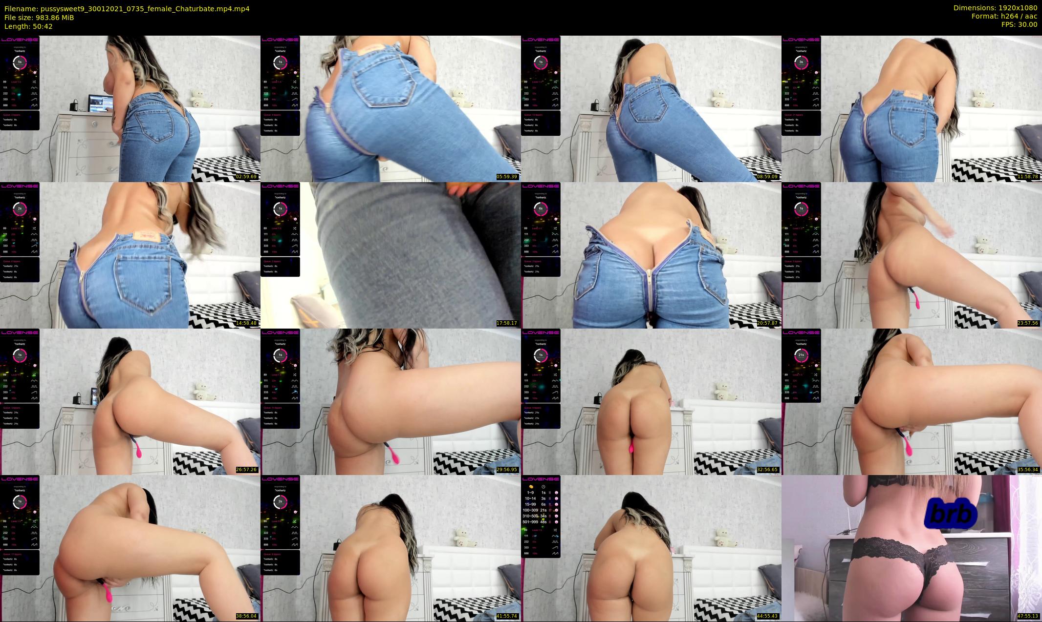pussysweet9 — 51 minute Chaturbate female cam show recording, 1080p, Jan 30, 2021