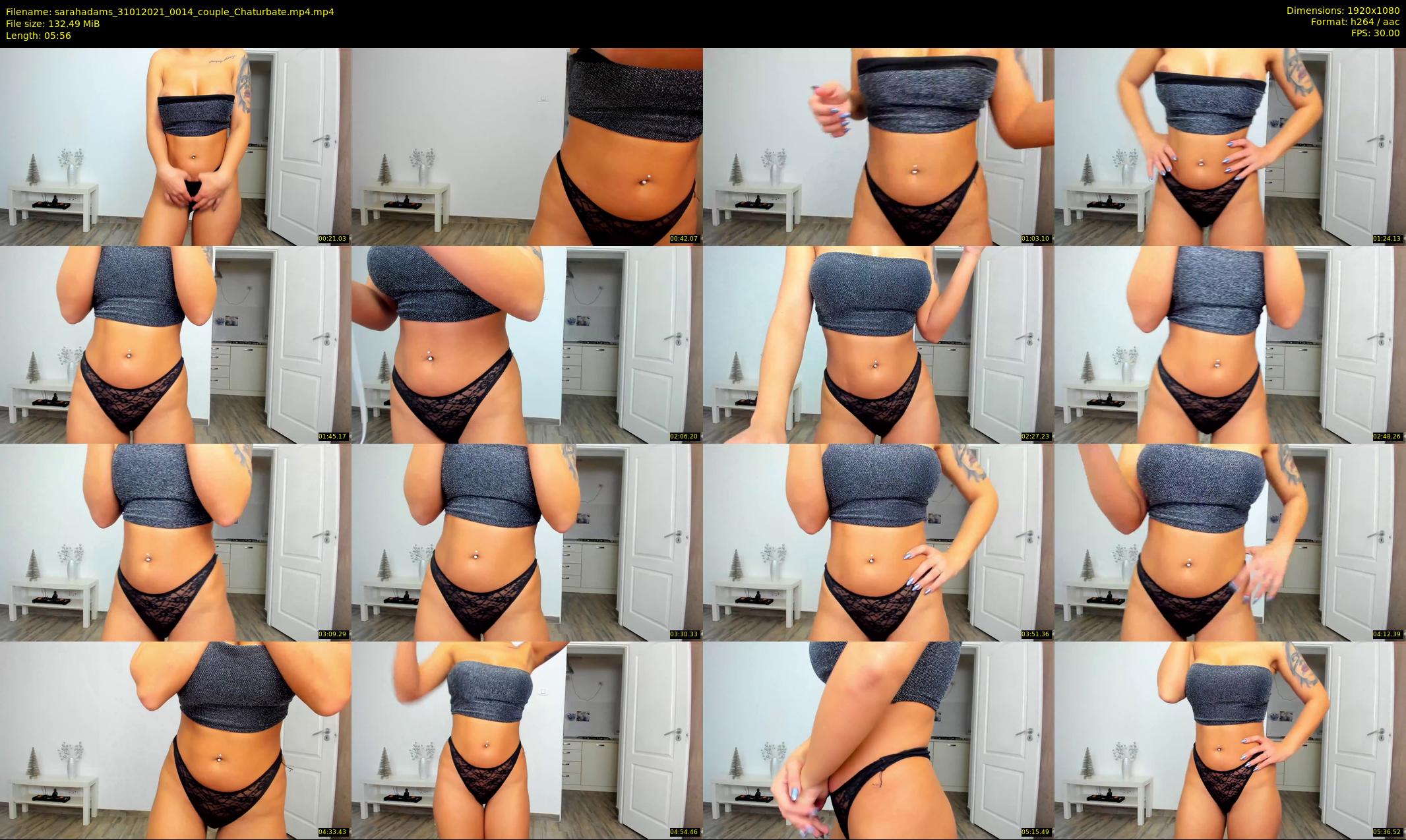 sarahadams — 6 minute Chaturbate female cam show recording, 1080p, Jan 31, 2021