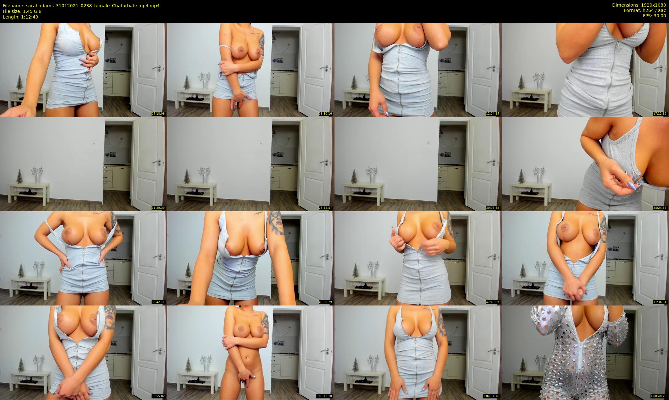 sarahadams — 73 minute Chaturbate female cam show recording, 1080p, Jan 31, 2021