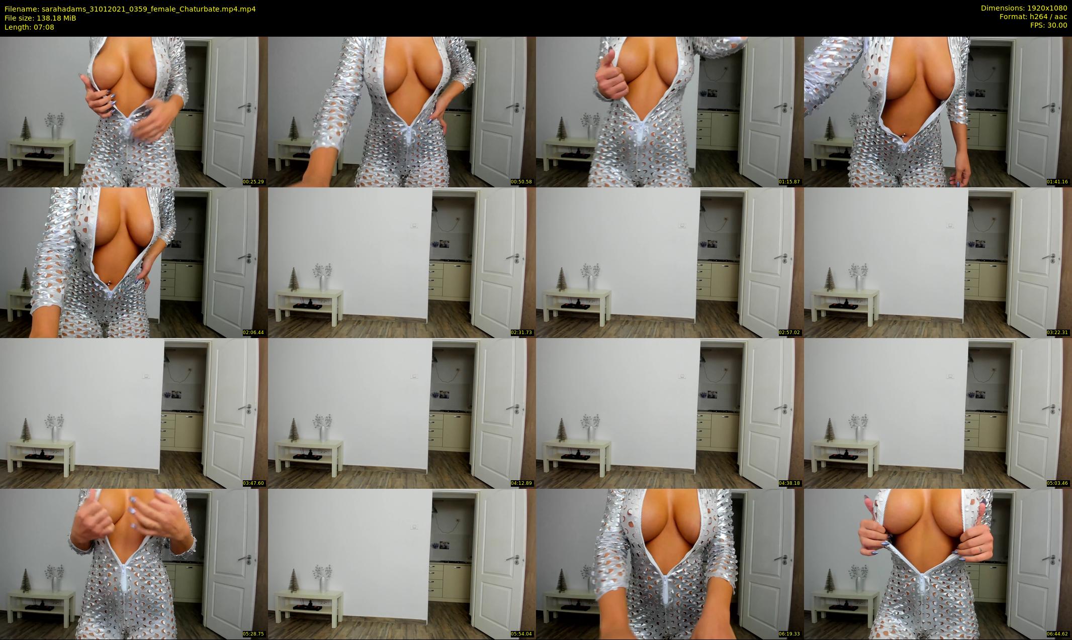 sarahadams — 8 minute Chaturbate female cam show recording, 1080p, Jan 31, 2021