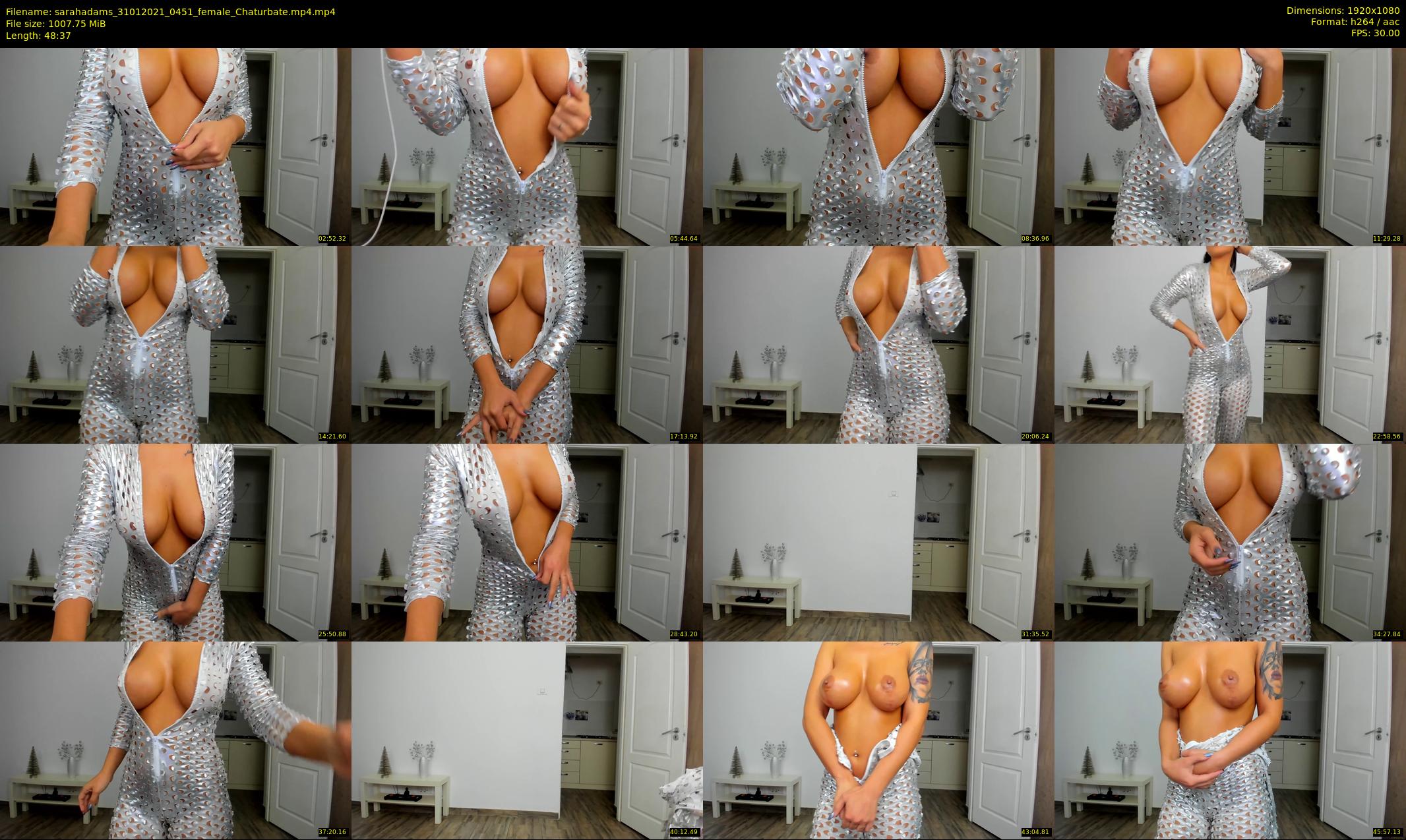 sarahadams — 49 minute Chaturbate female cam show recording, 1080p, Jan 31, 2021