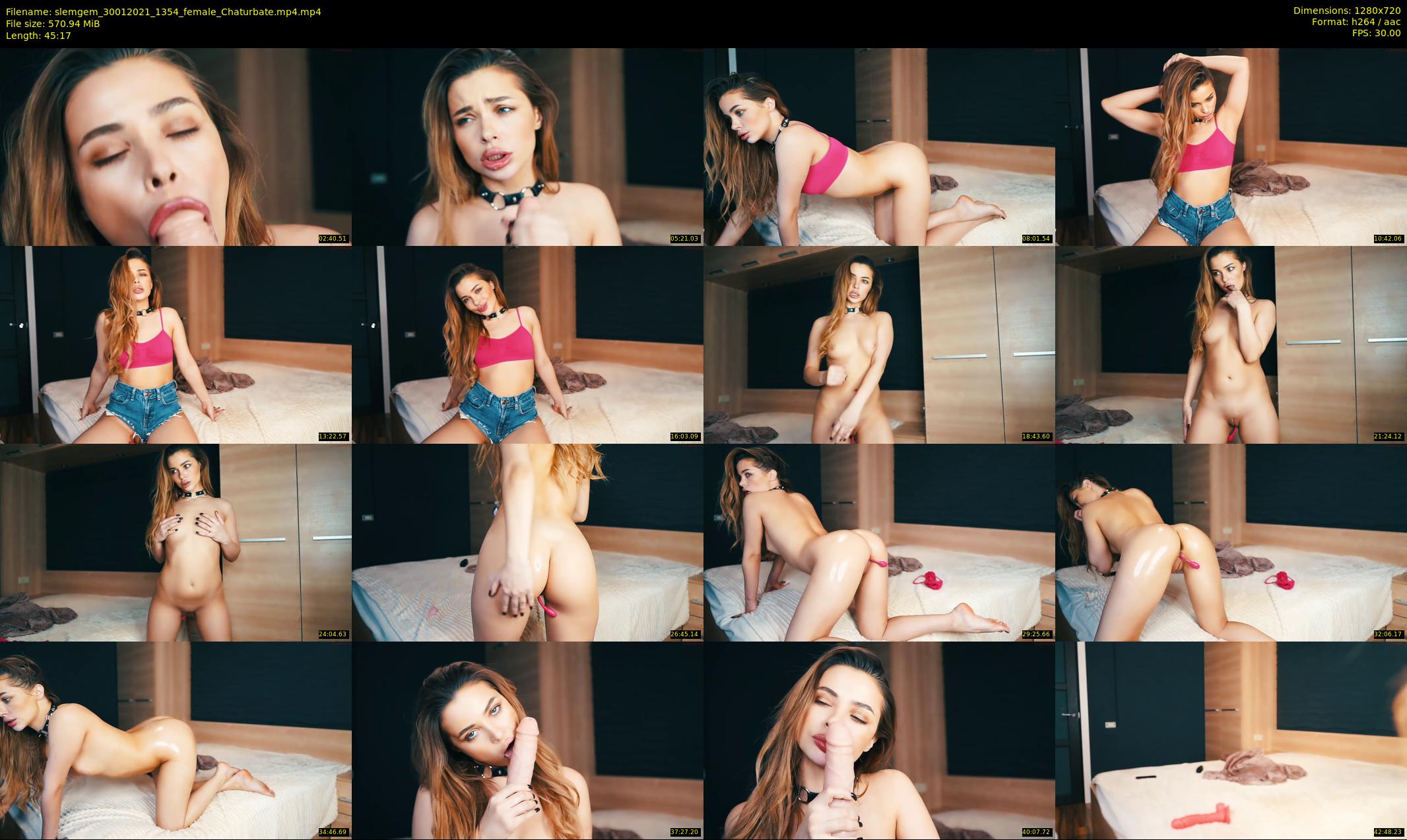 slemgem — 46 minute Chaturbate couple cam show recording, 720p, Jan 30, 2021