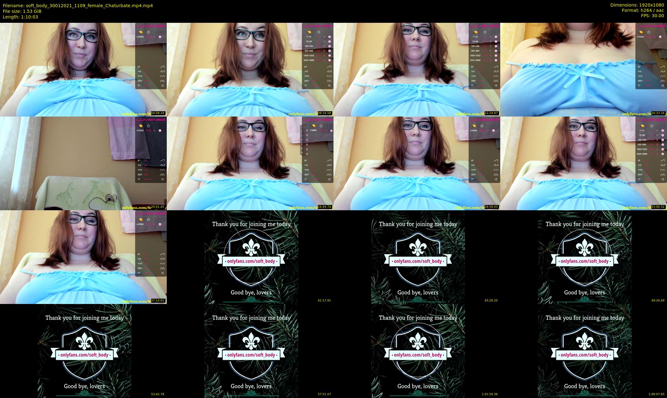 soft_body — 71 minute Chaturbate female cam show recording, 1080p, Jan 30, 2021