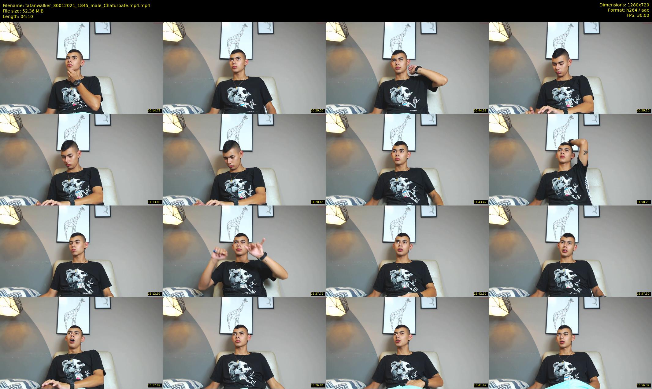 tatanwalker — 5 minute Chaturbate male cam show recording, 720p, Jan 30, 2021