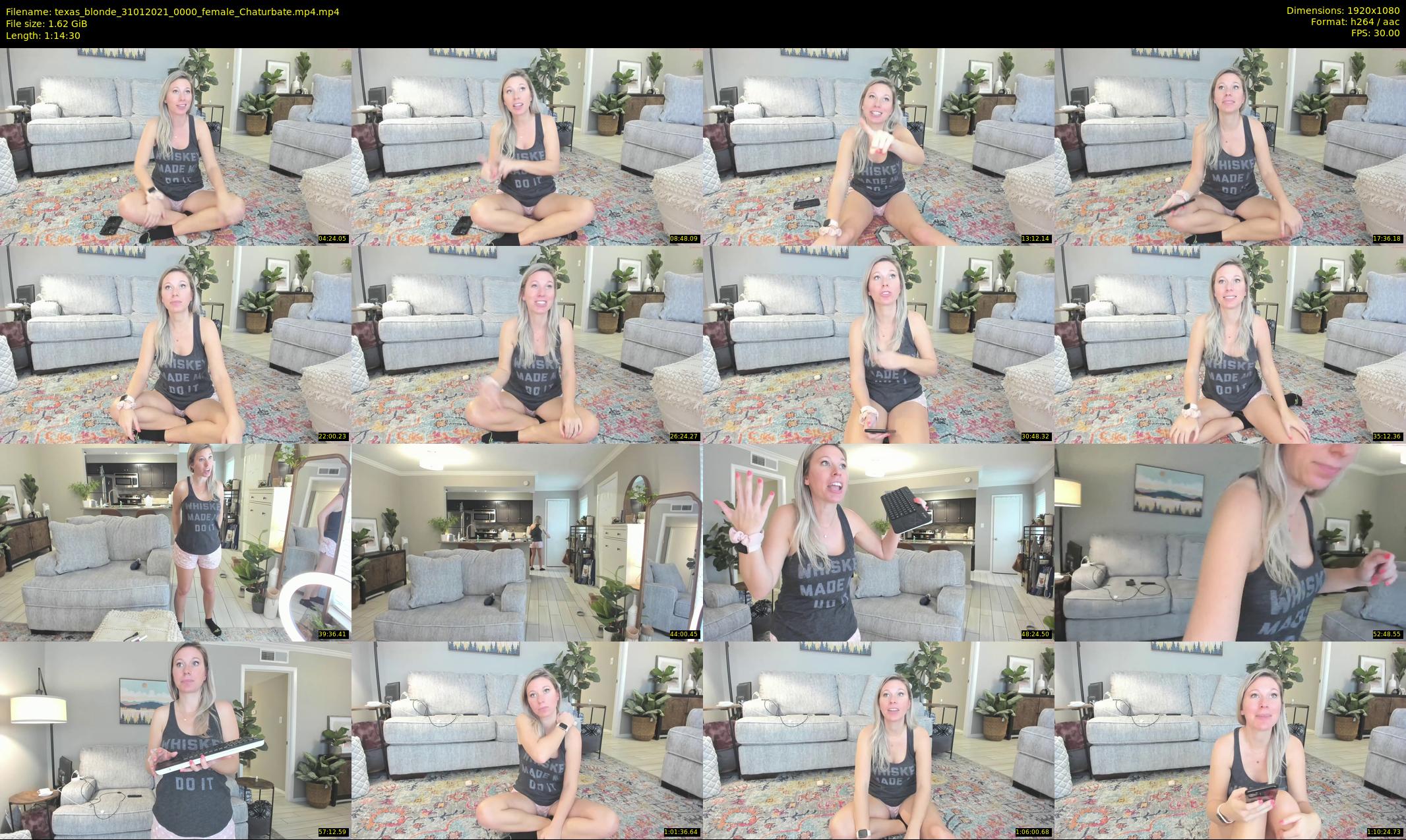 texas_blonde — 75 minute Chaturbate female cam show recording, 1080p, Jan 31, 2021
