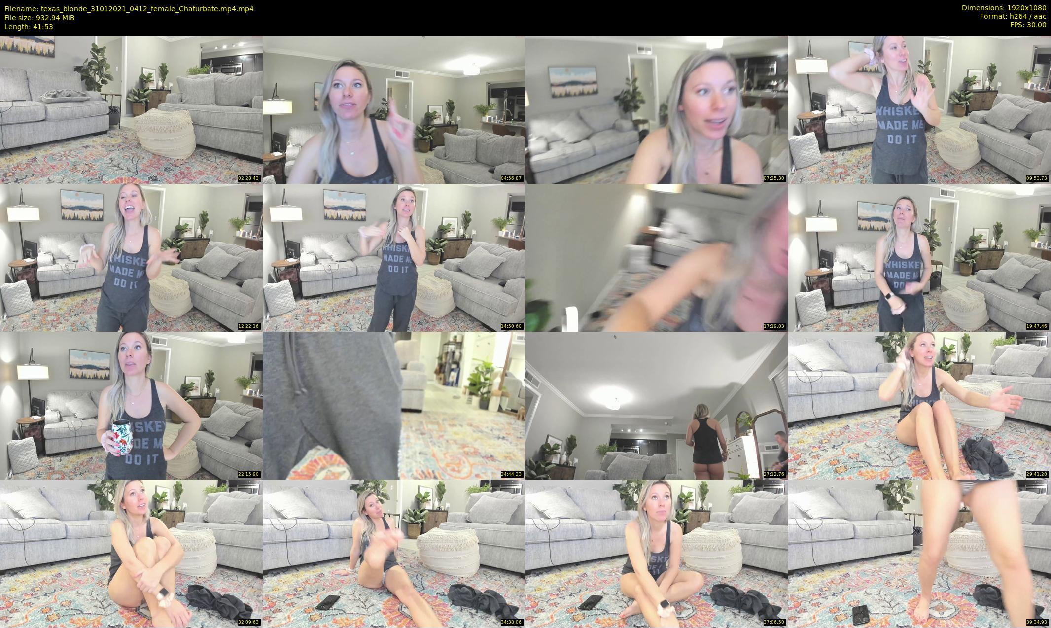 texas_blonde — 42 minute Chaturbate female cam show recording, 1080p, Jan 31, 2021
