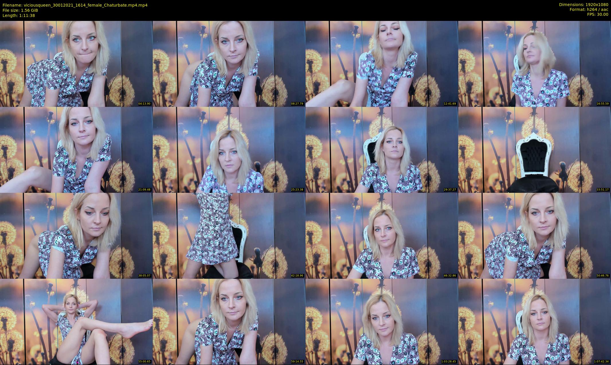 viciousqueen — 72 minute Chaturbate female cam show recording, 1080p, Jan 30, 2021