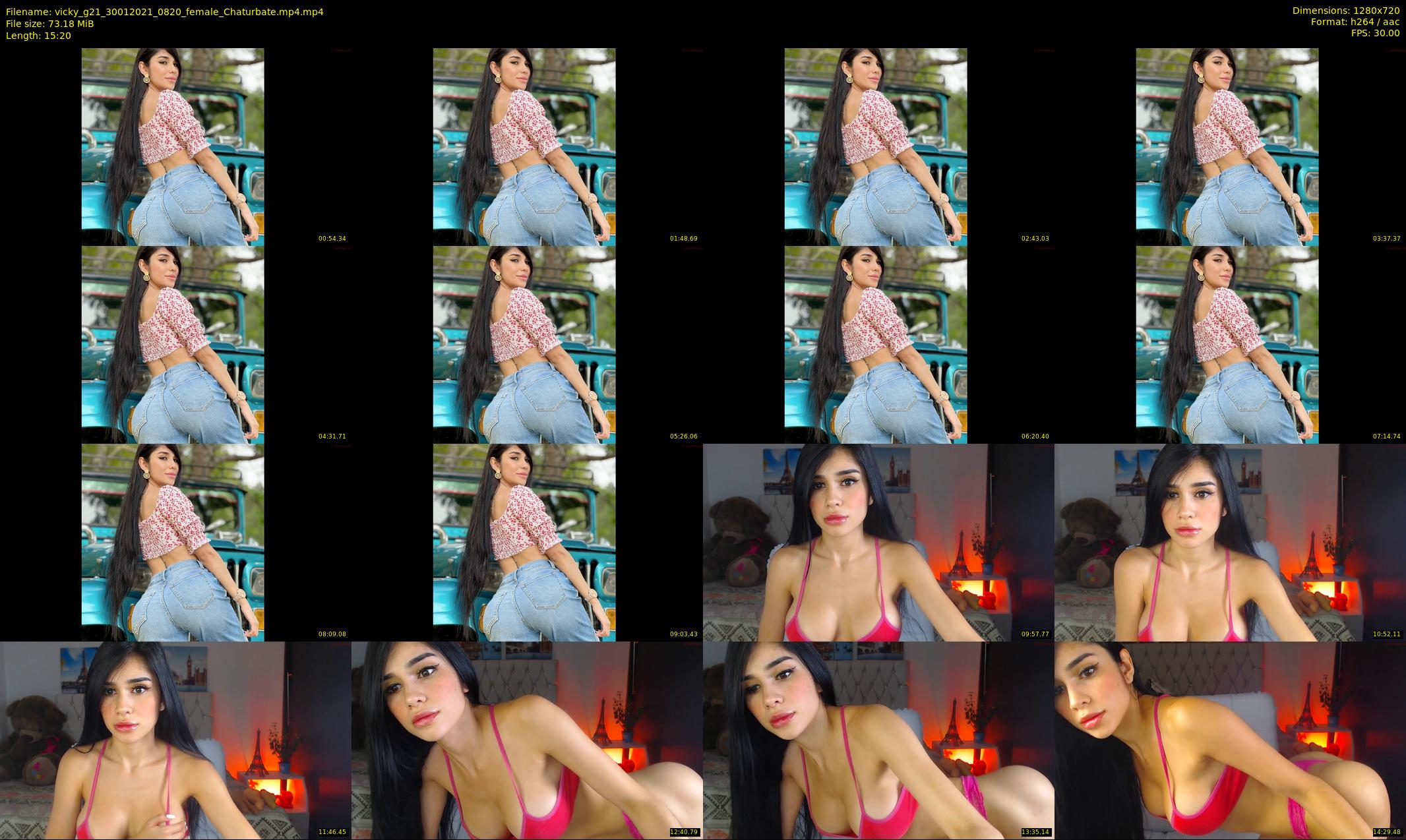 vicky_g21 — 16 minute Chaturbate female cam show recording, 720p, Jan 30, 2021