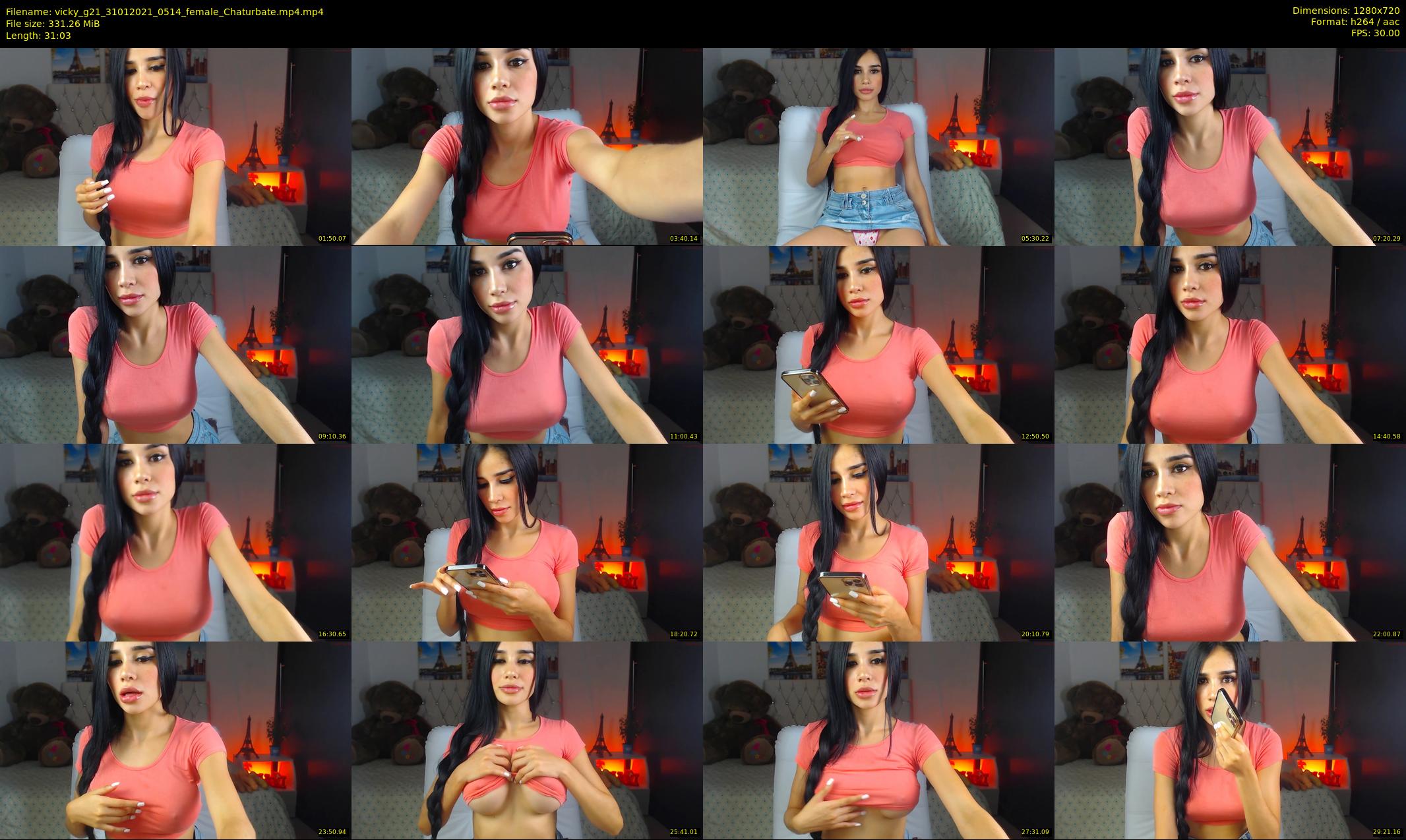 vicky_g21 — 32 minute Chaturbate female cam show recording, 720p, Jan 31, 2021
