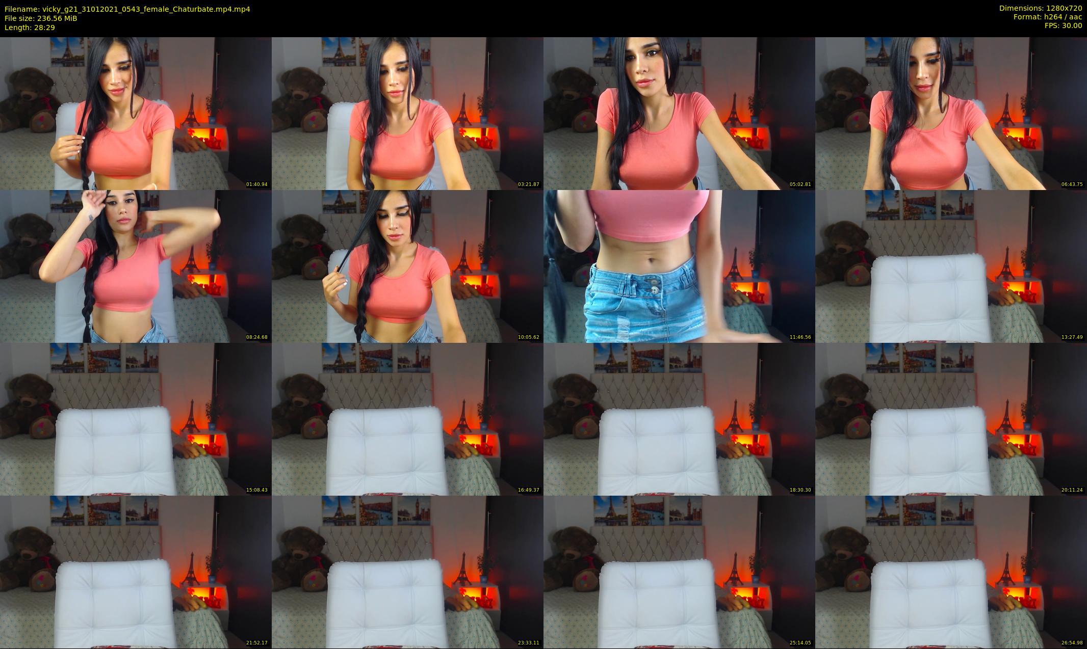 vicky_g21 — 29 minute Chaturbate female cam show recording, 720p, Jan 31, 2021