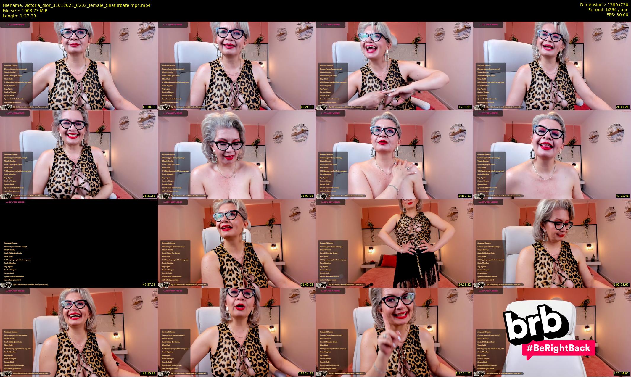 victoria_dior — 88 minute Chaturbate female cam show recording, 720p, Jan 31, 2021