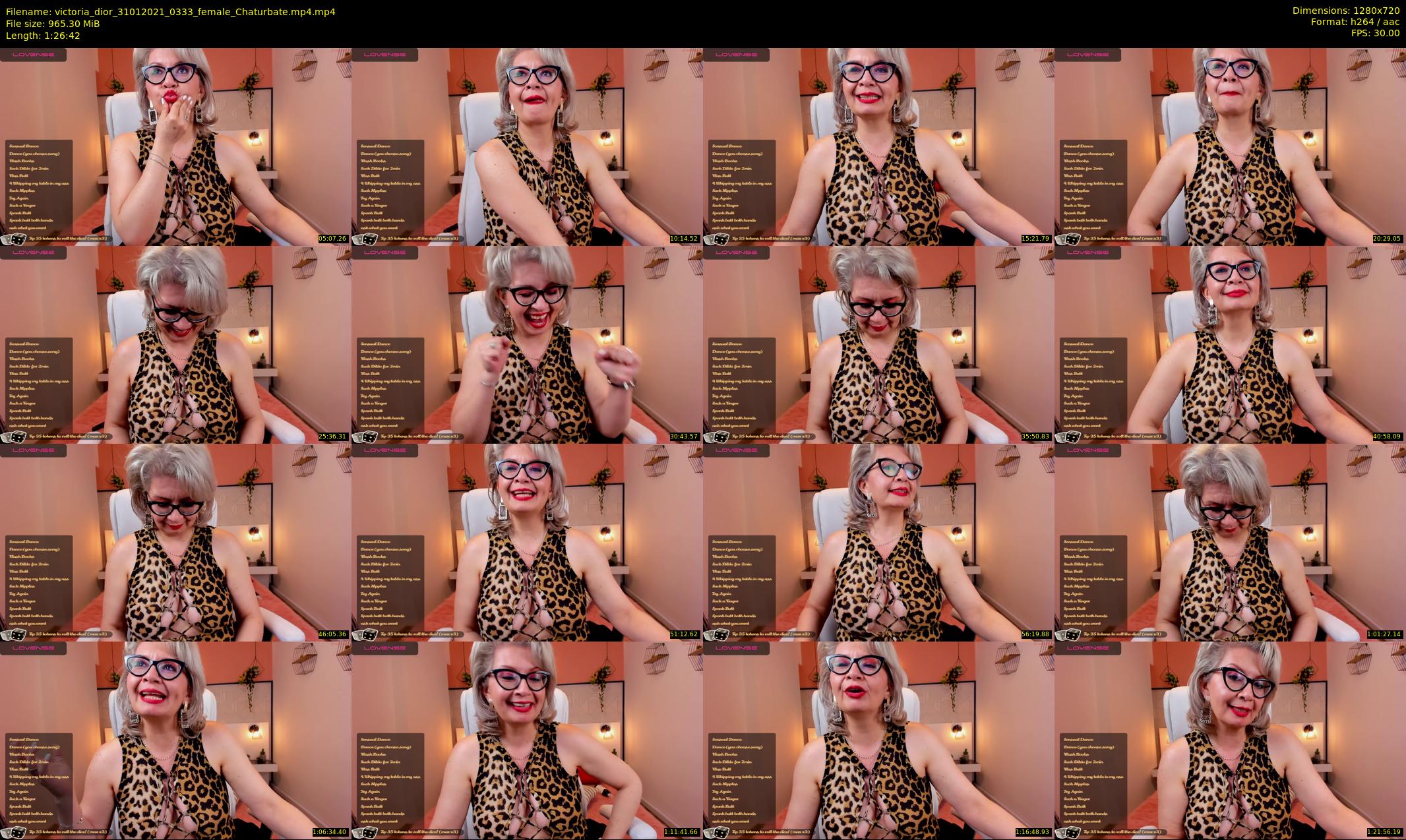 victoria_dior — 87 minute Chaturbate female cam show recording, 720p, Jan 31, 2021
