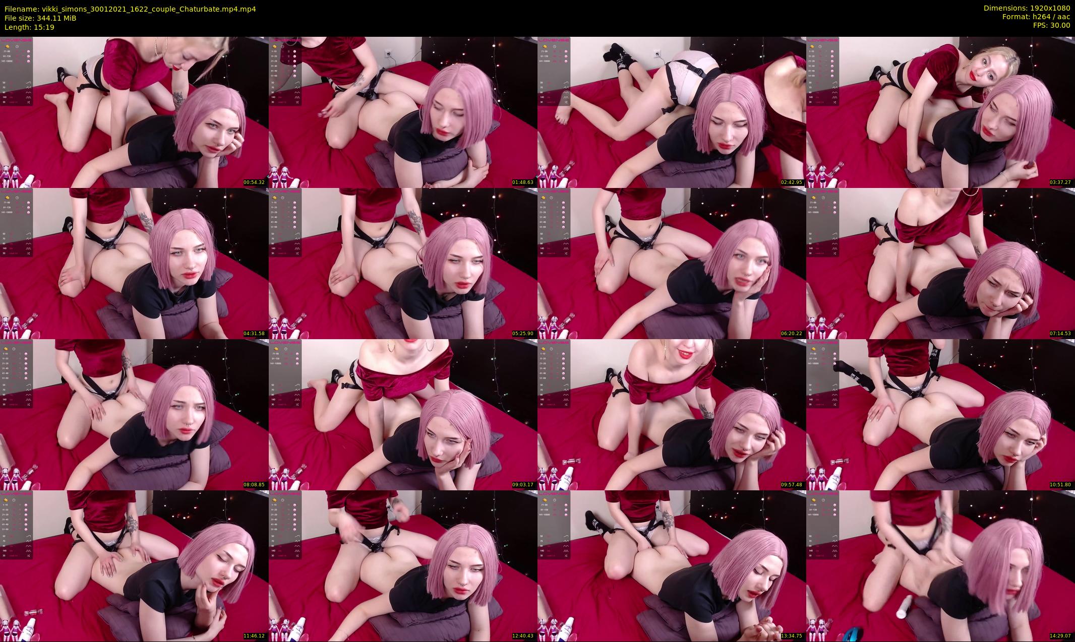 vikki_simons — 16 minute Chaturbate couple cam show recording, 1080p, Jan 30, 2021