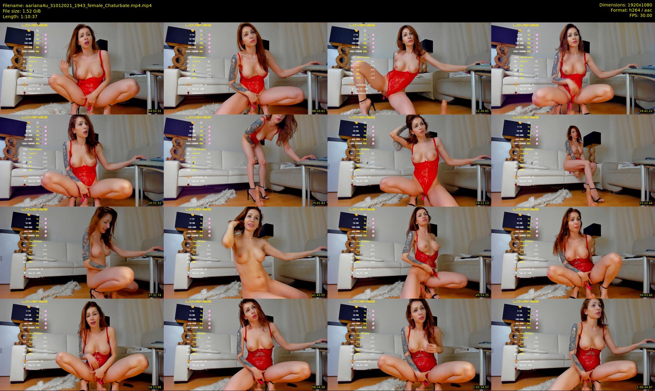 aariana4u — 71 minute Chaturbate female cam show recording, 1080p, Jan 31, 2021