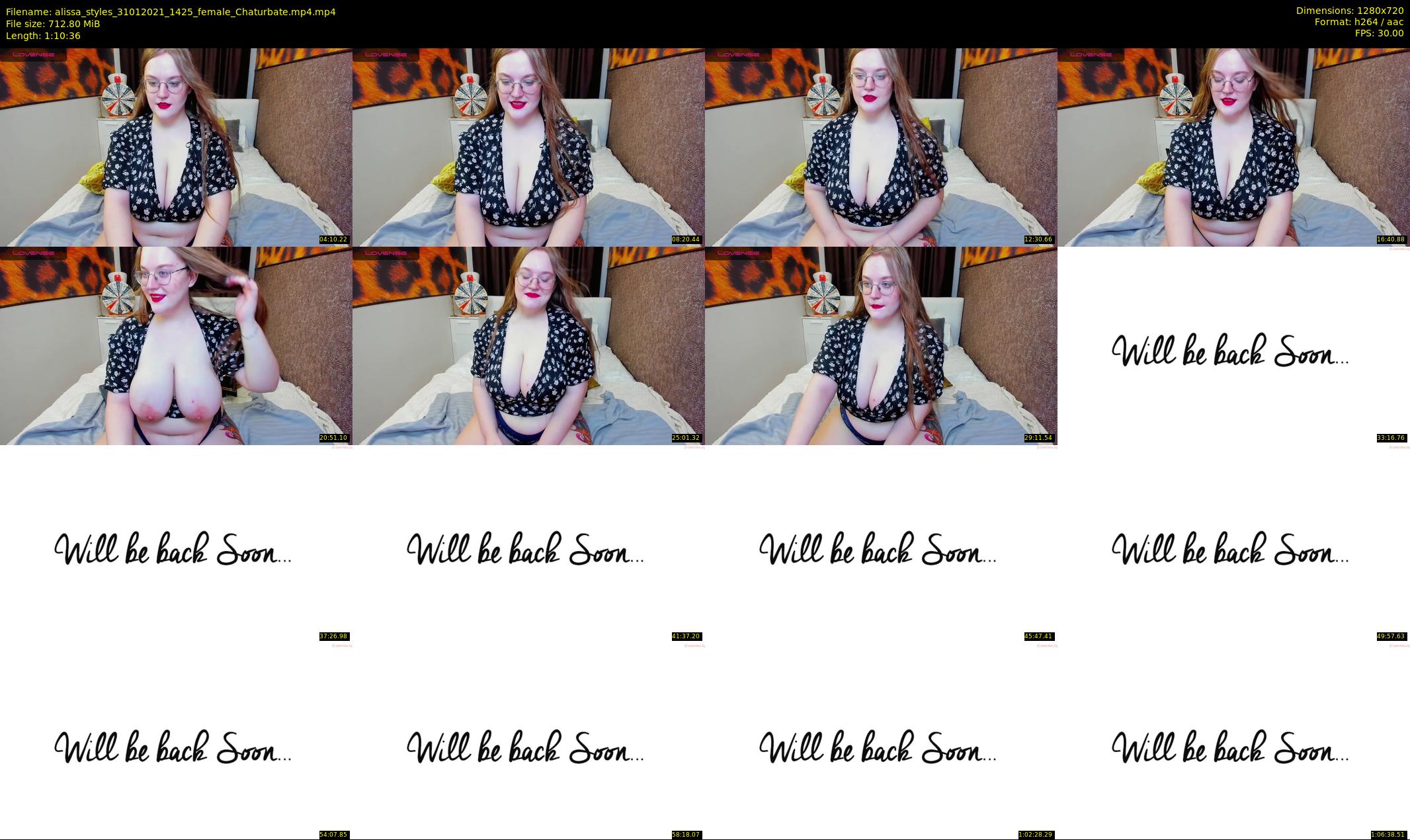 alissa_styles — 71 minute Chaturbate female cam show recording, 720p, Jan 31, 2021
