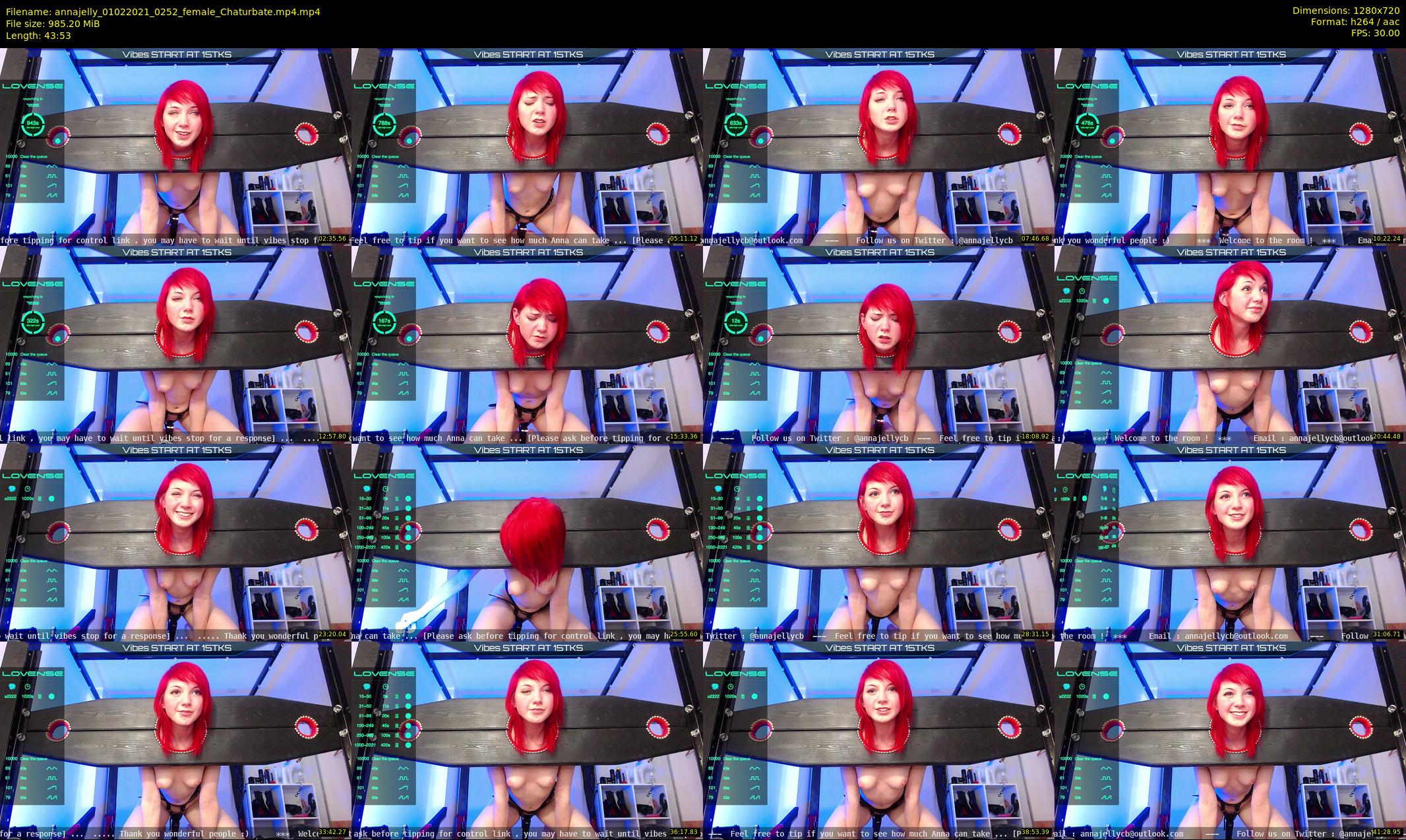 annajelly — 44 minute Chaturbate couple cam show recording, 720p, Feb 1, 2021