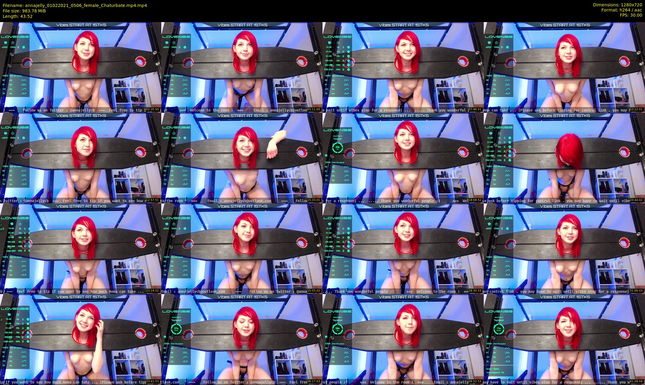 annajelly — 44 minute Chaturbate couple cam show recording, 720p, Feb 1, 2021