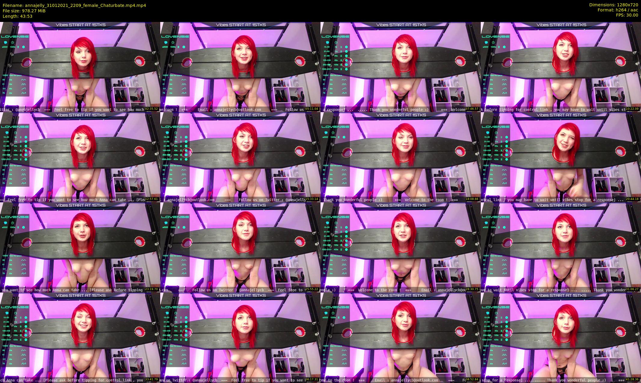 annajelly — 44 minute Chaturbate couple cam show recording, 720p, Jan 31, 2021