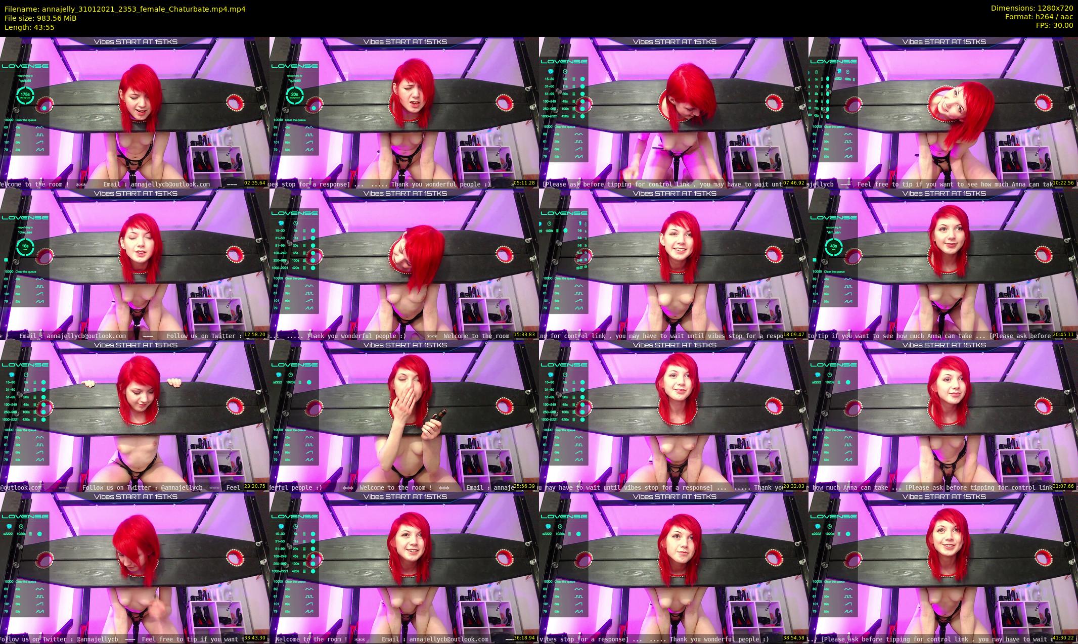 annajelly — 44 minute Chaturbate couple cam show recording, 720p, Jan 31, 2021
