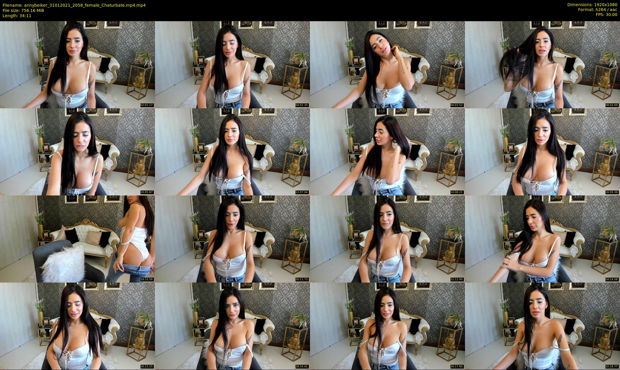 annybeiker — 35 minute Chaturbate female cam show recording, 1080p, Jan 31, 2021