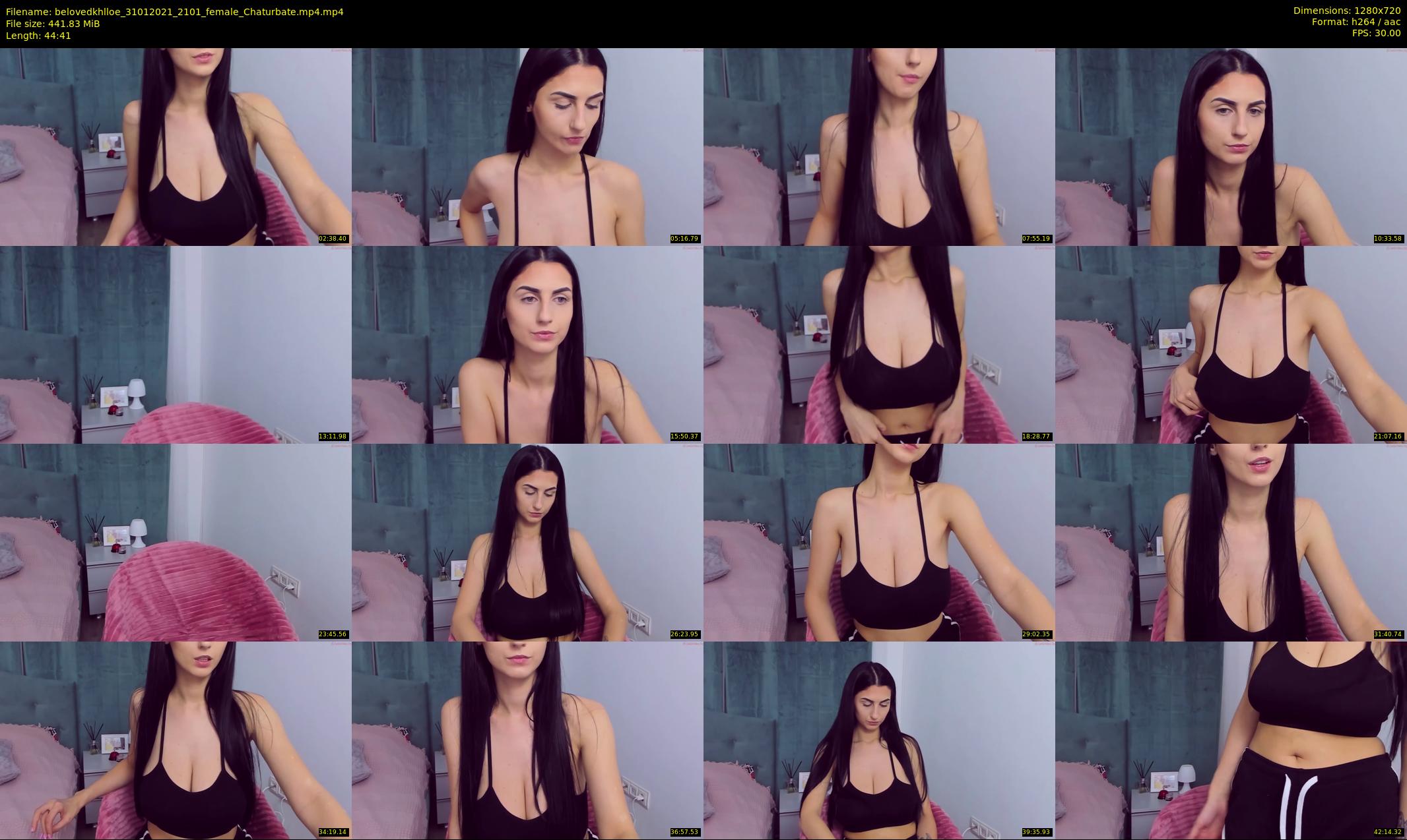 belovedkhlloe — 45 minute Chaturbate female cam show recording, 720p, Jan 31, 2021
