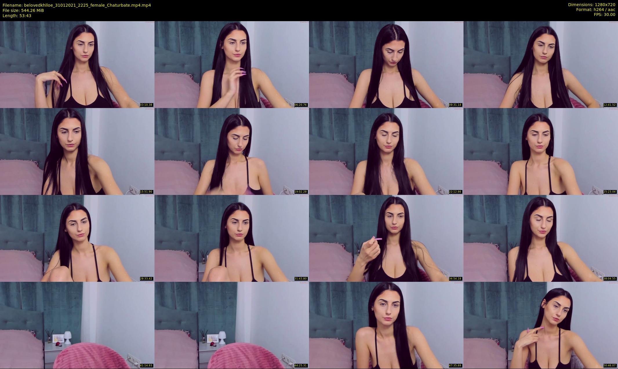 belovedkhlloe — 54 minute Chaturbate female cam show recording, 720p, Jan 31, 2021