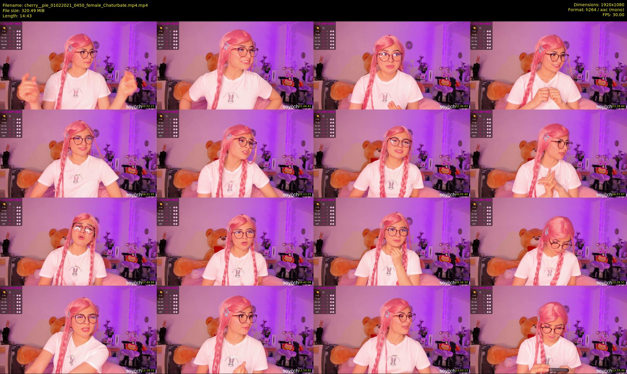 cherry__pie — 15 minute Chaturbate female cam show recording, 1080p, Feb 1, 2021