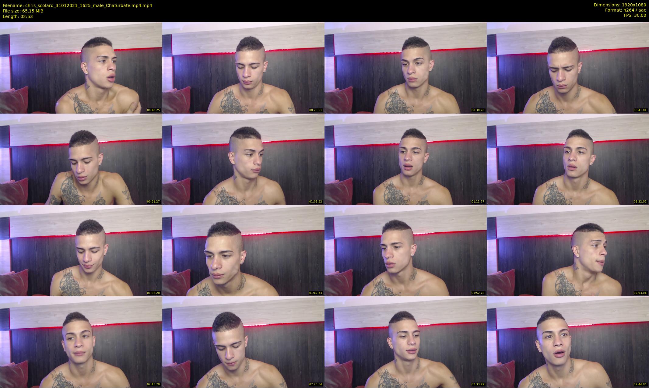 chris_scolaro — 3 minute Chaturbate male cam show recording, 1080p, Jan 31, 2021