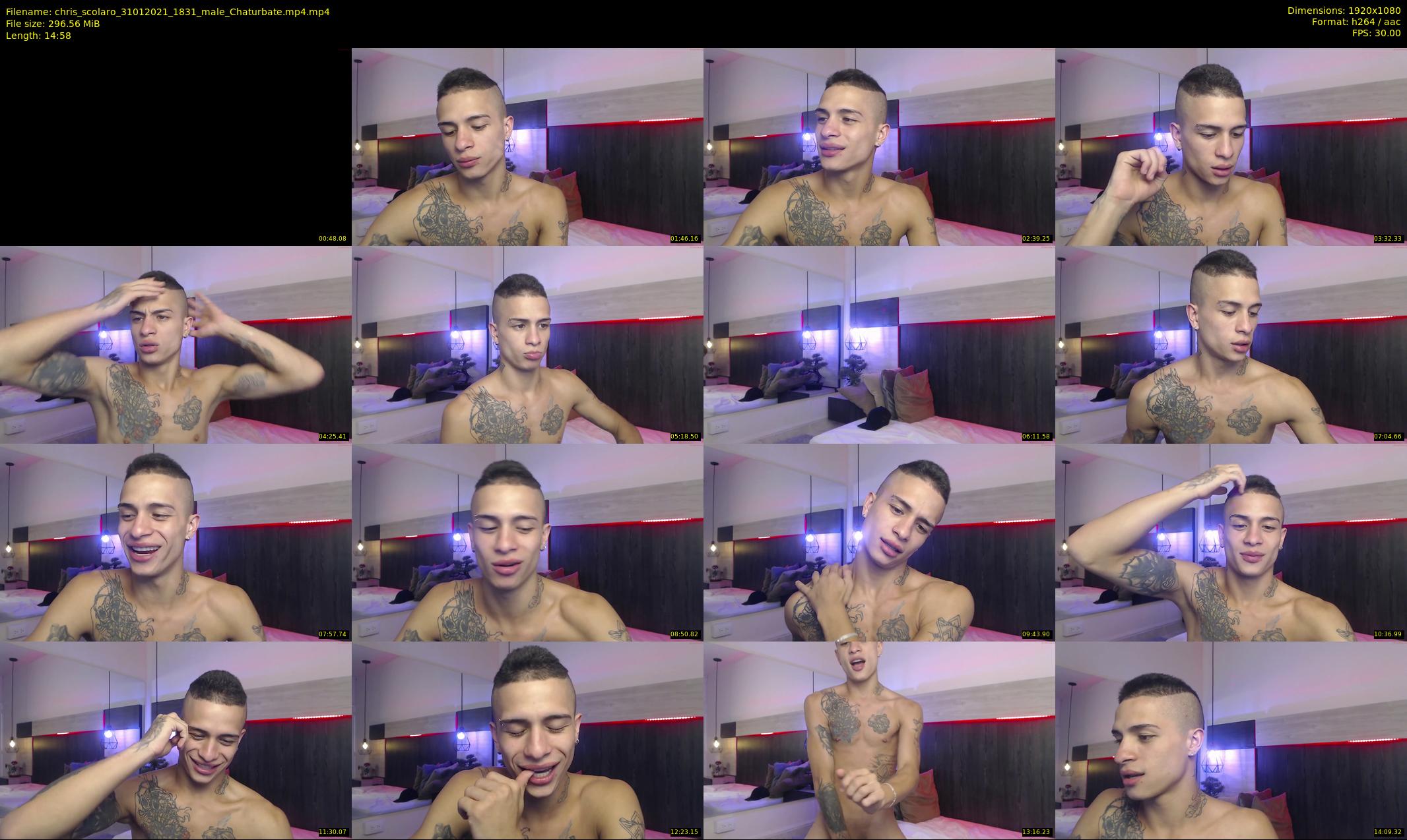 chris_scolaro — 15 minute Chaturbate male cam show recording, 1080p, Jan 31, 2021