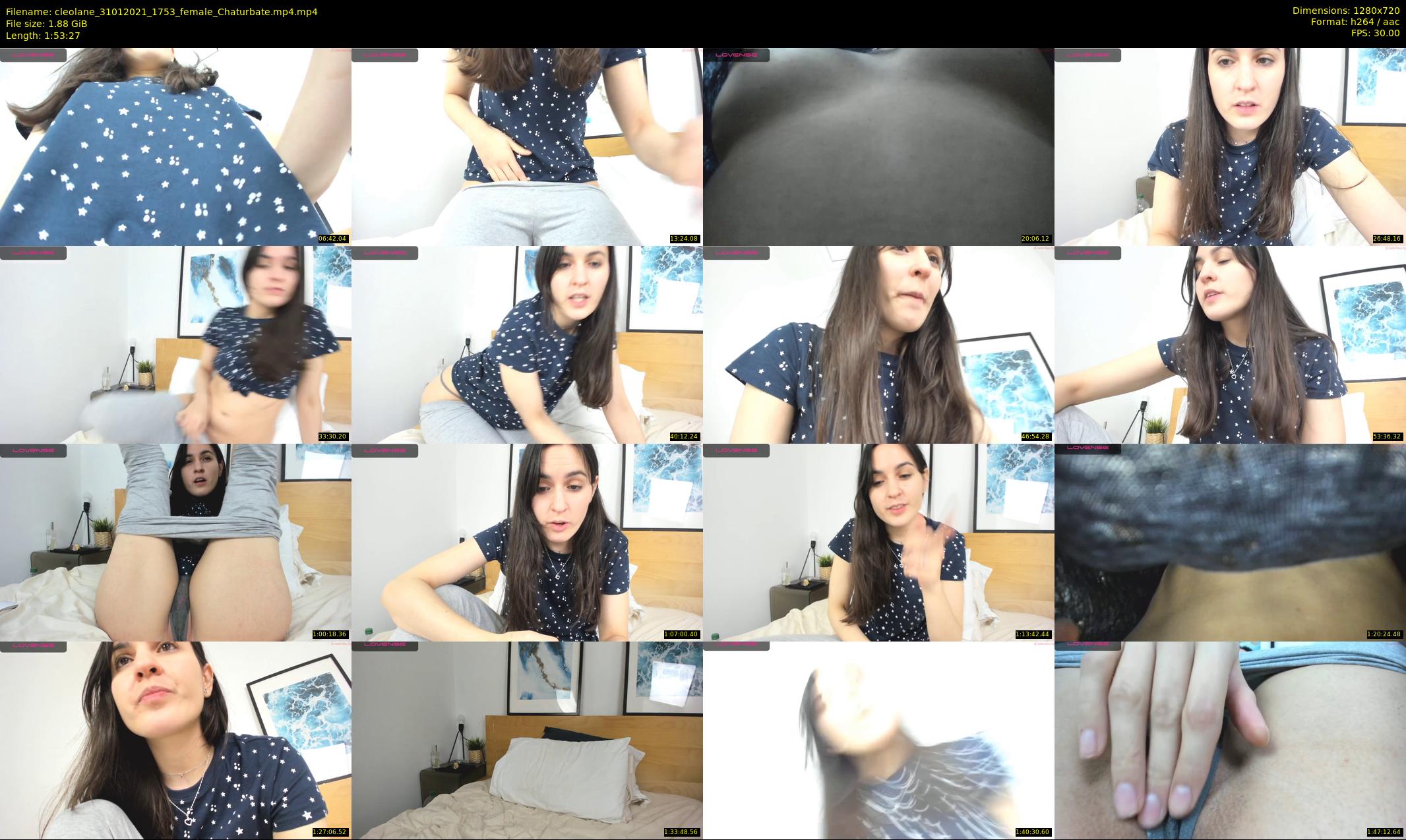 cleolane — 114 minute Chaturbate female cam show recording, 720p, Jan 31, 2021