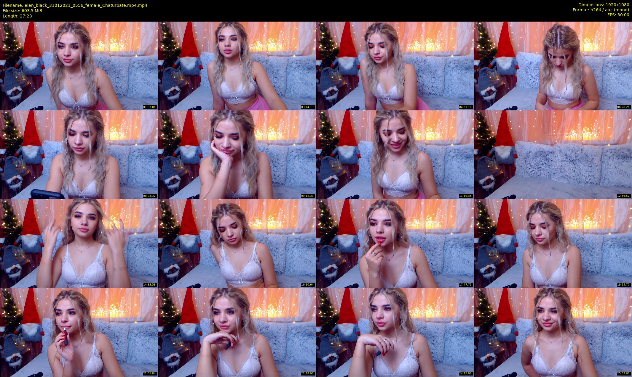 elen_black — 28 minute Chaturbate female cam show recording, 1080p, Jan 31, 2021