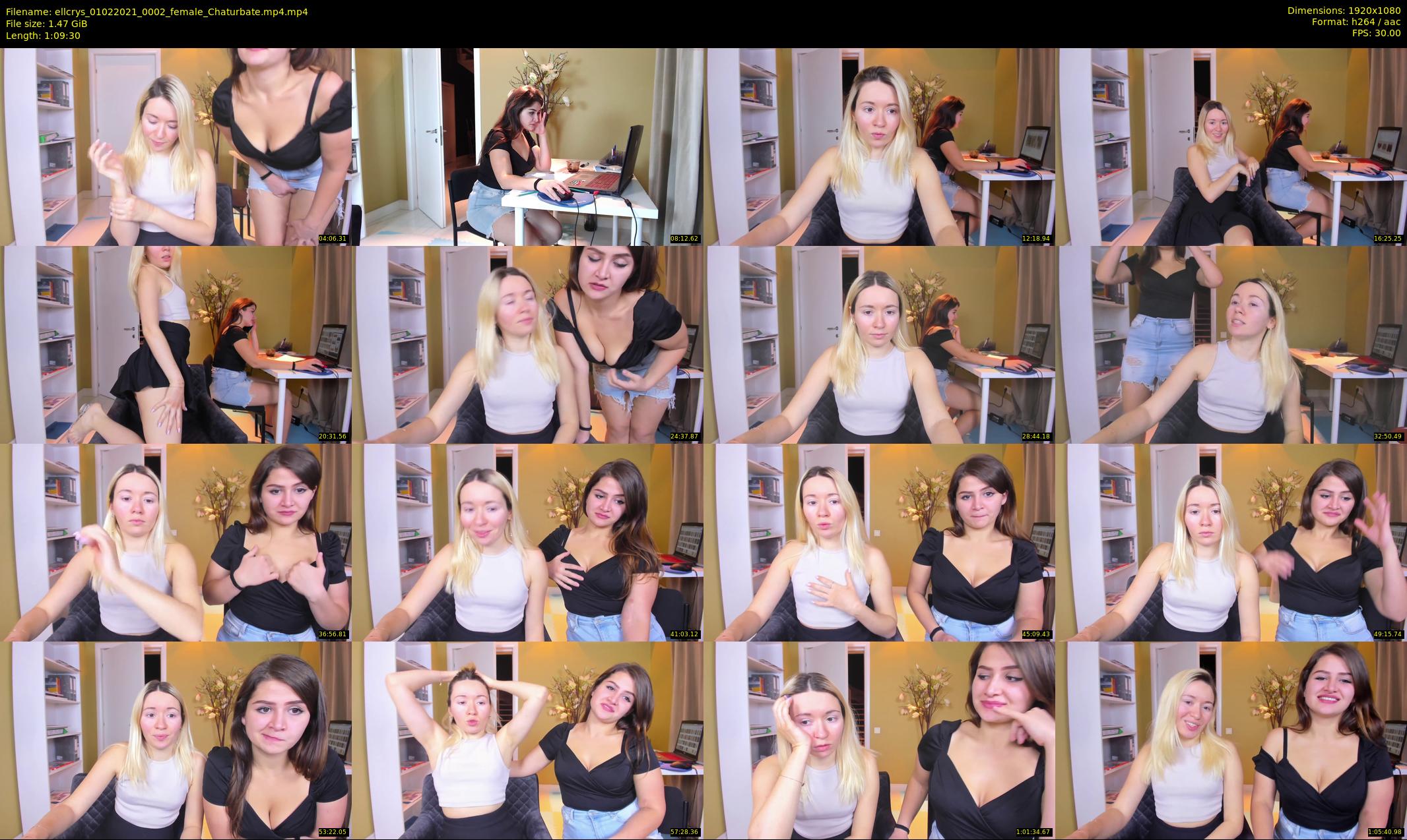 ellcrys — 70 minute Chaturbate couple cam show recording, 1080p, Feb 1, 2021