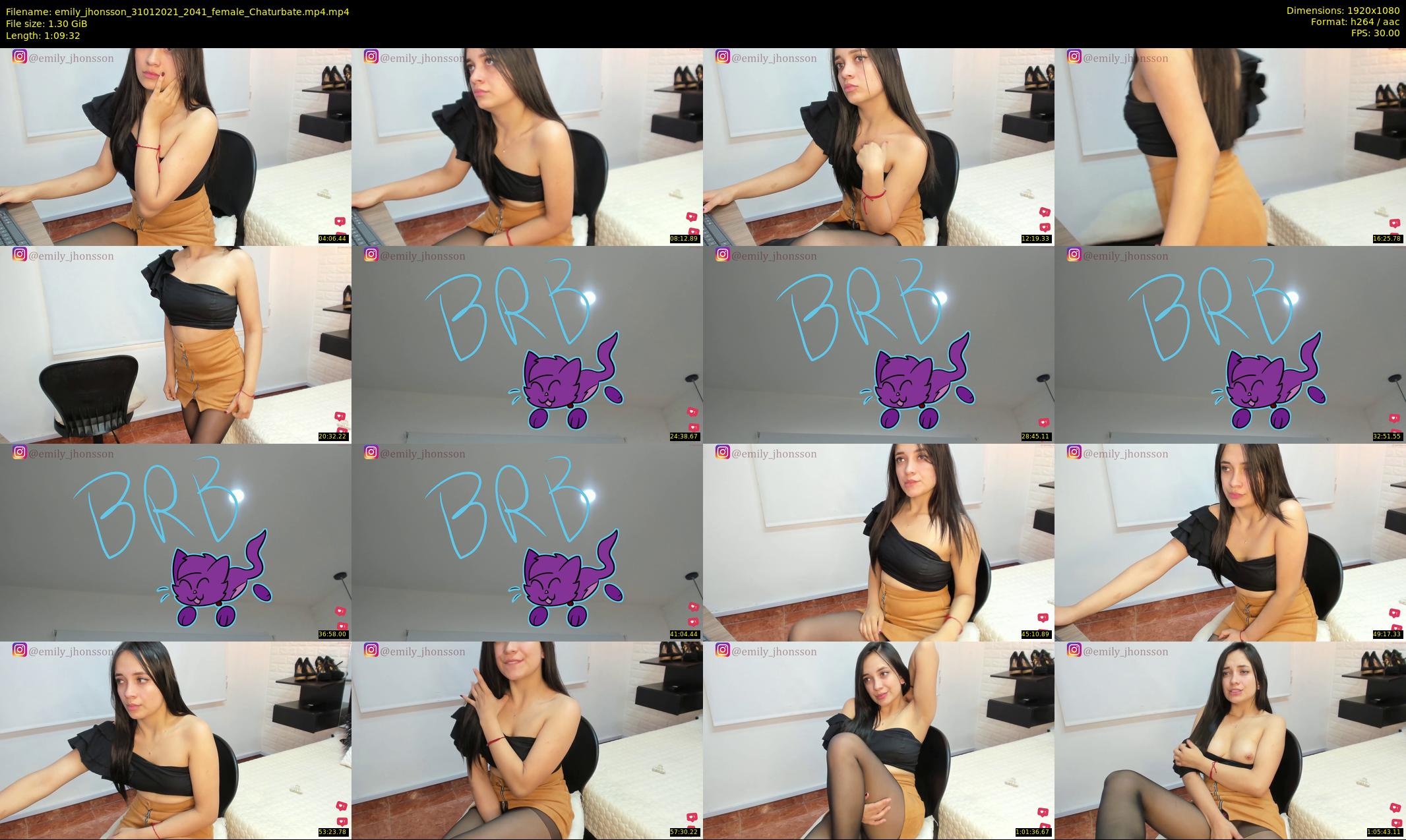 emily_jhonsson — 70 minute Chaturbate female cam show recording, 1080p, Jan 31, 2021