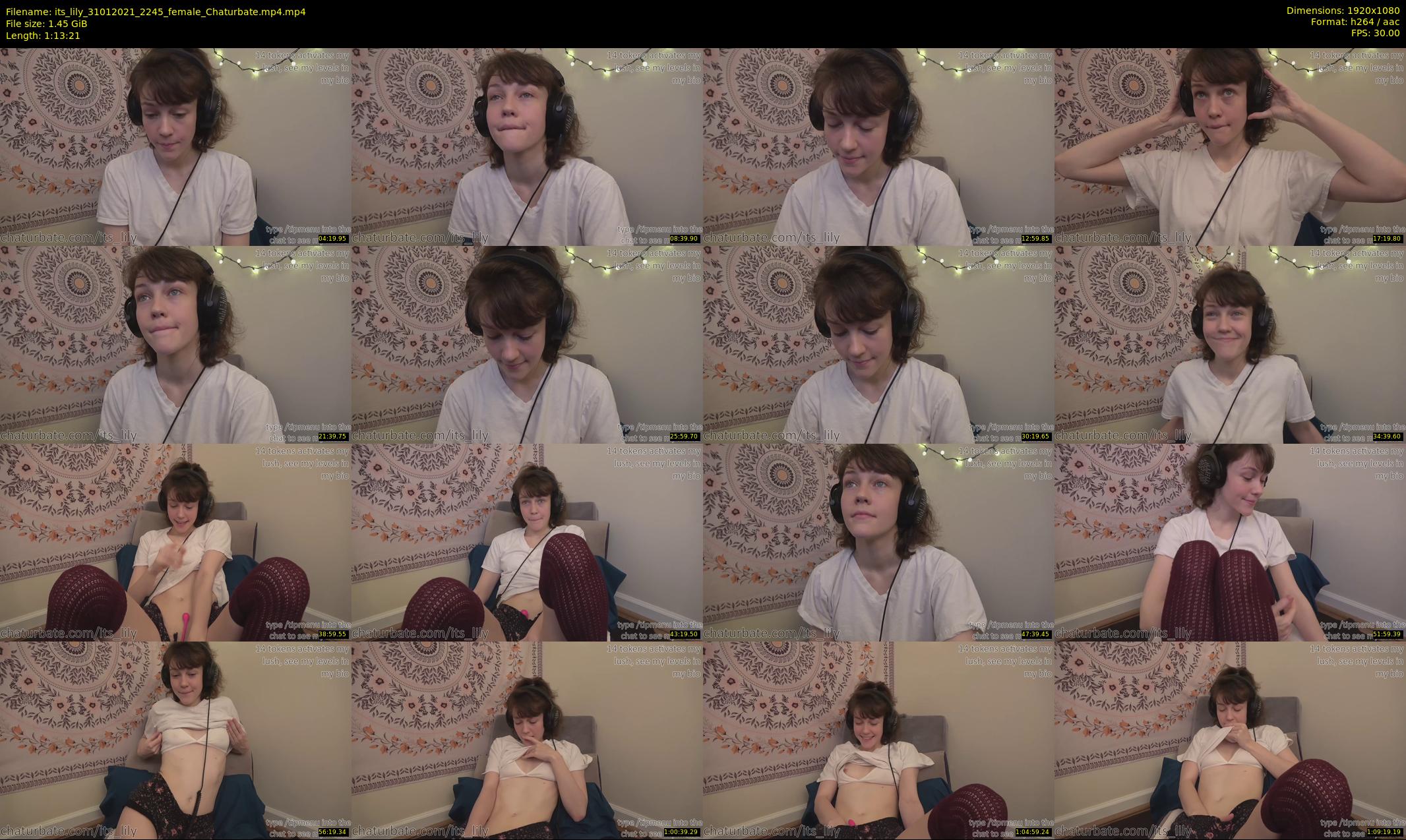 its_lily — 74 minute Chaturbate female cam show recording, 1080p, Jan 31, 2021