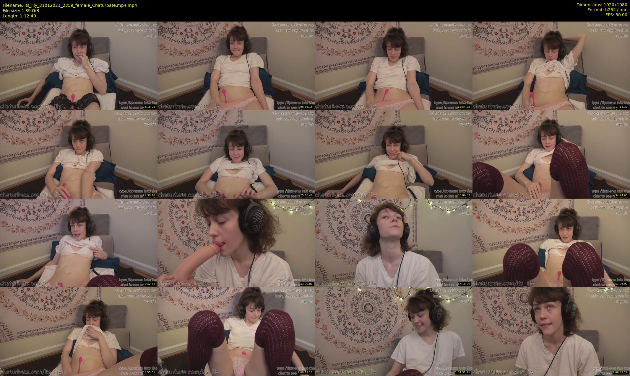 its_lily — 73 minute Chaturbate female cam show recording, 1080p, Jan 31, 2021