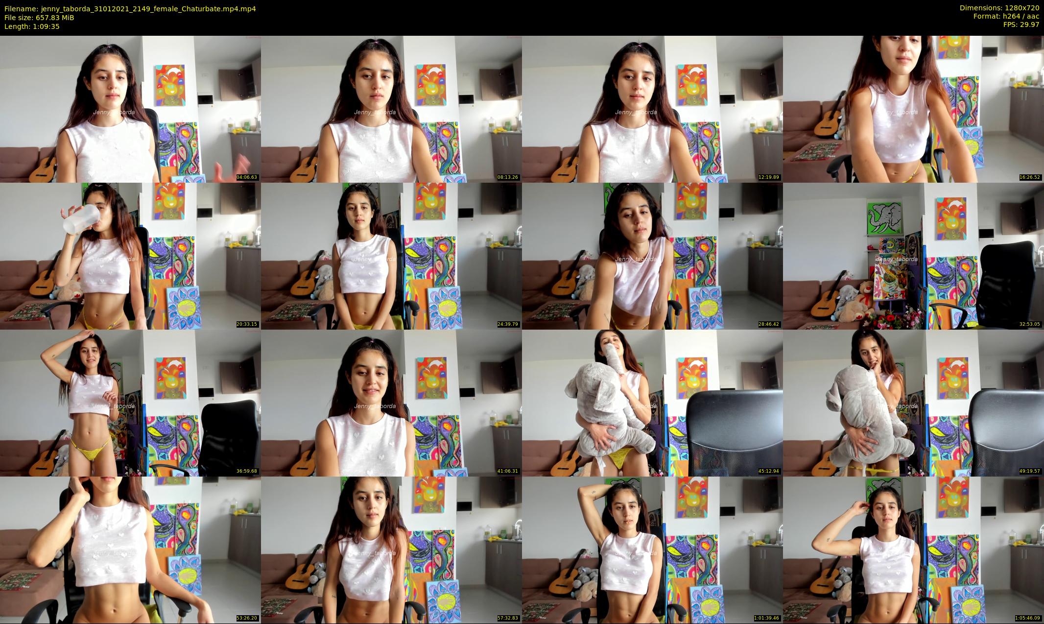 jenny_taborda — 70 minute Chaturbate female cam show recording, 720p, Jan 31, 2021