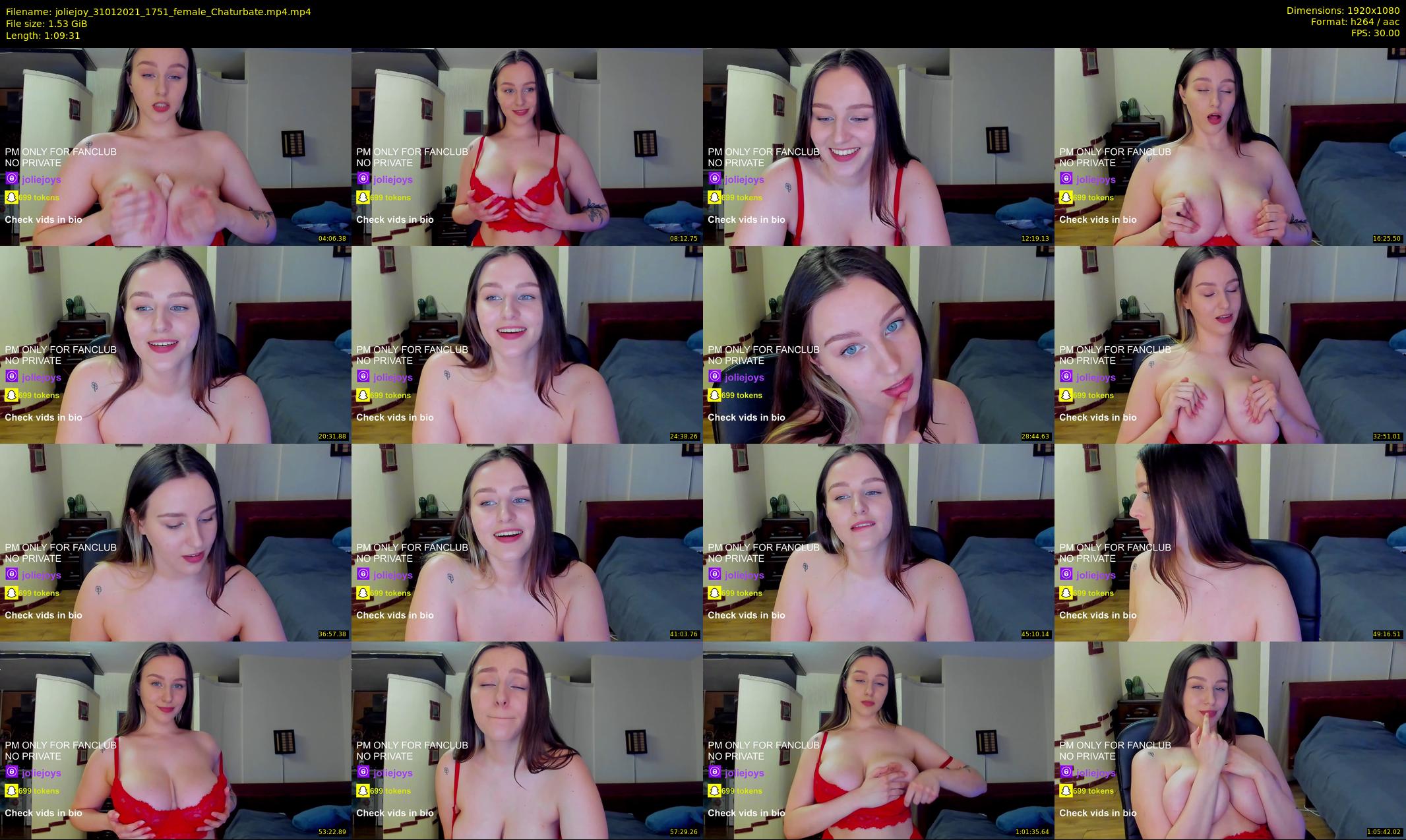 joliejoy — 70 minute Chaturbate female cam show recording, 1080p, Jan 31, 2021
