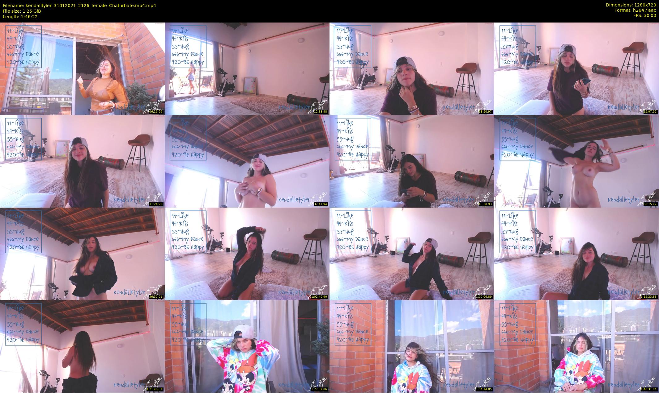 kendalltyler — 107 minute Chaturbate female cam show recording, 720p, Jan 31, 2021