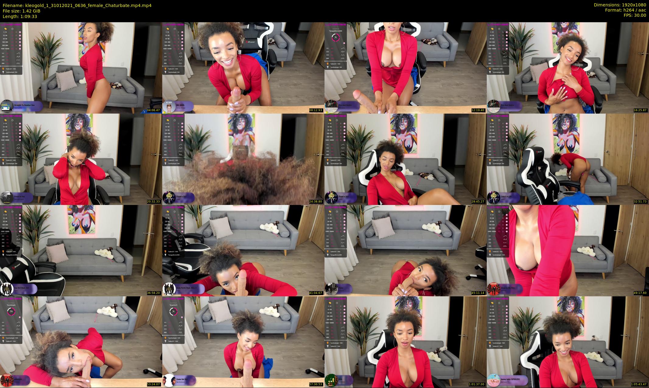 kleogold_1 — 70 minute Chaturbate female cam show recording, 1080p, Jan 31, 2021