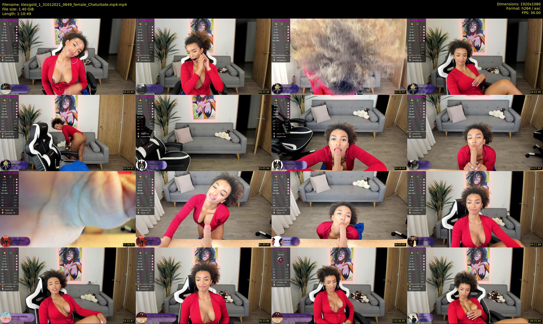 kleogold_1 — 71 minute Chaturbate female cam show recording, 1080p, Jan 31, 2021