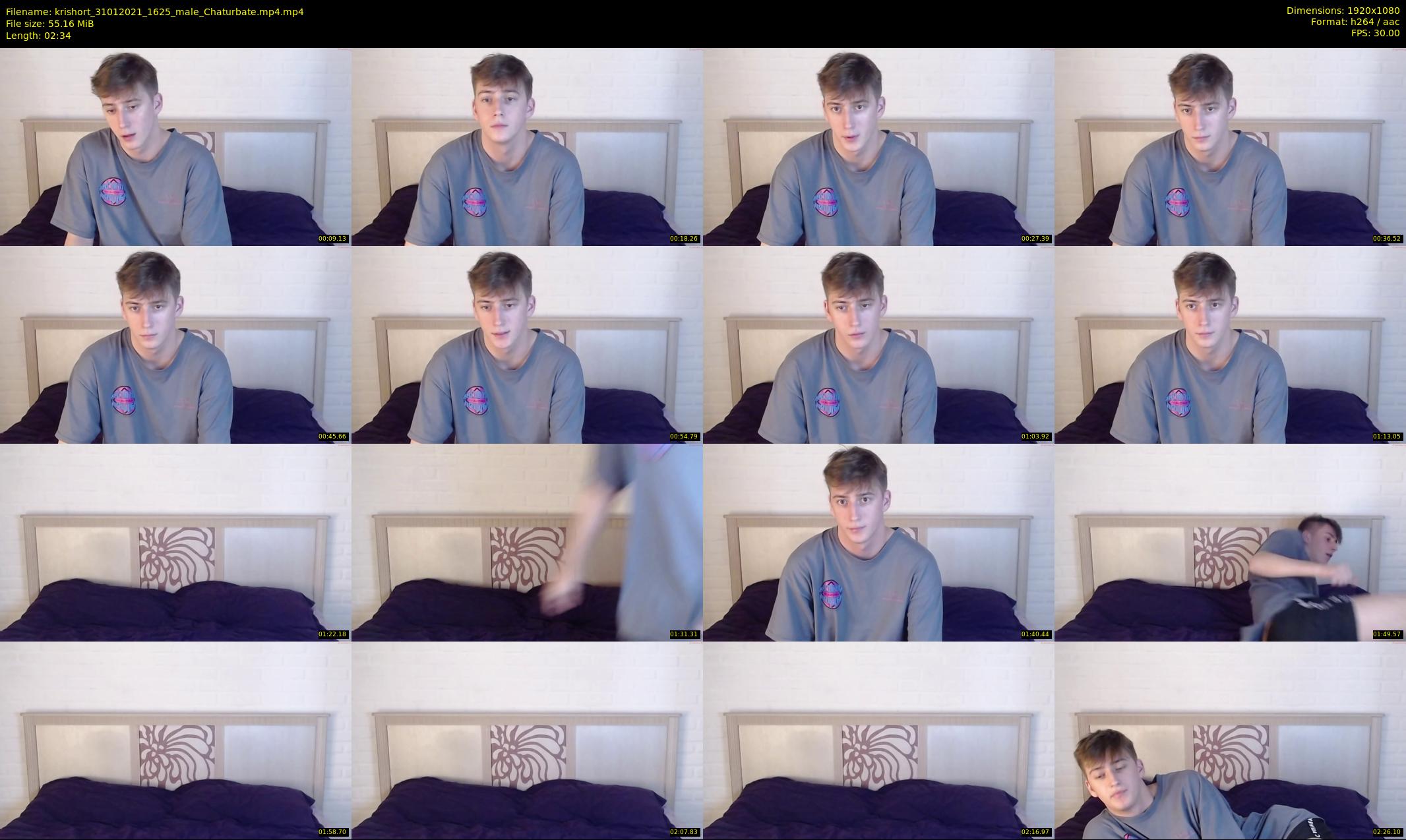 krishort — 3 minute Chaturbate male cam show recording, 1080p, Jan 31, 2021