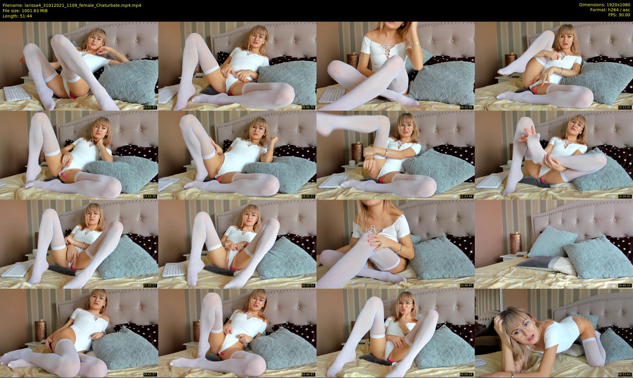 larissa4 — 52 minute Chaturbate female cam show recording, 1080p, Jan 31, 2021