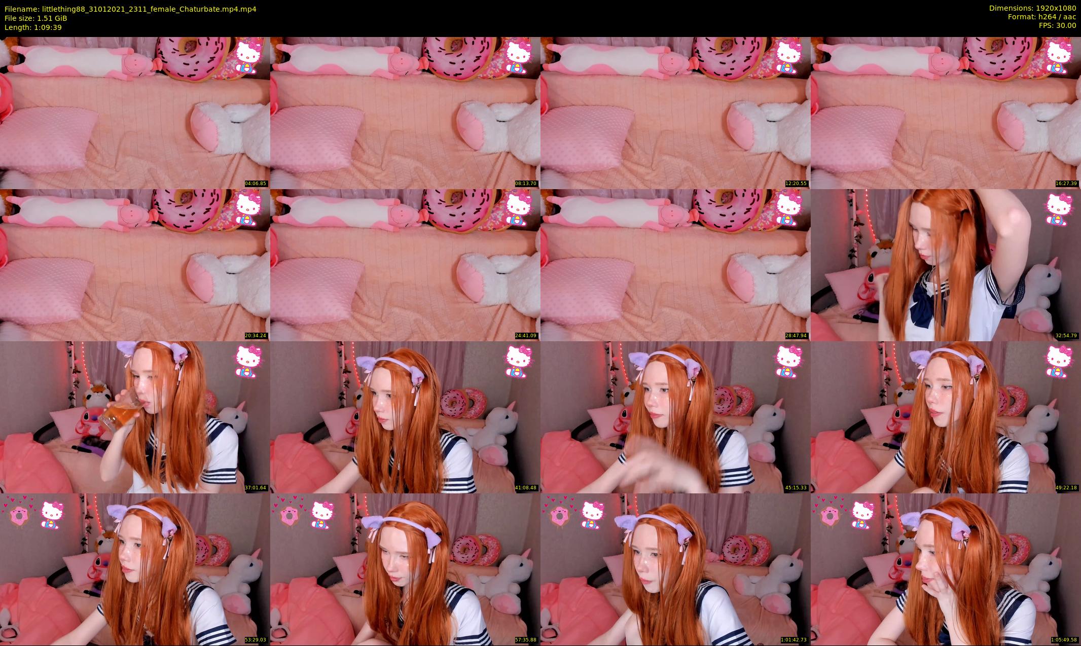 littlething88 — 70 minute Chaturbate female cam show recording, 1080p, Jan 31, 2021