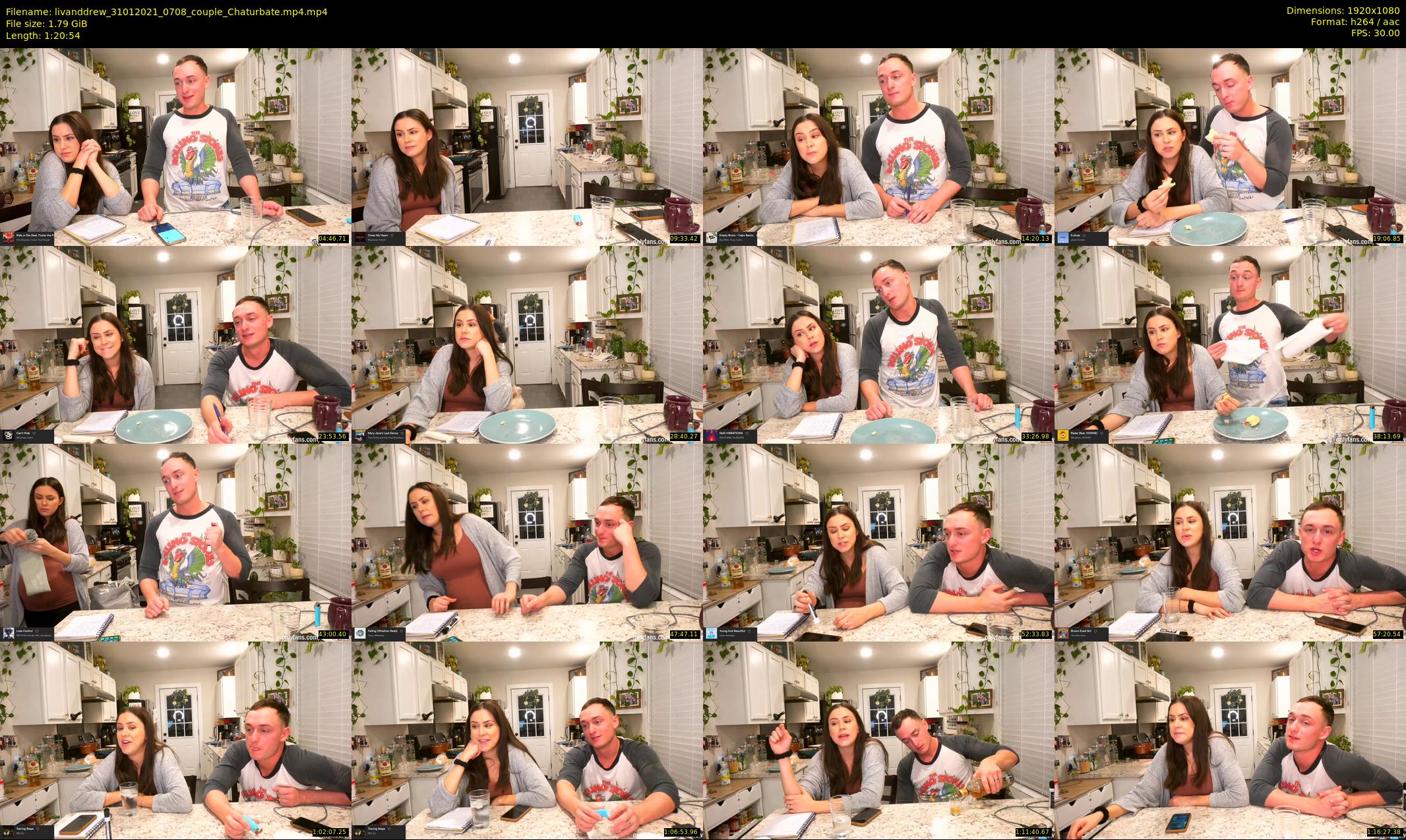 livanddrew — 81 minute Chaturbate couple cam show recording, 1080p, Jan 31, 2021