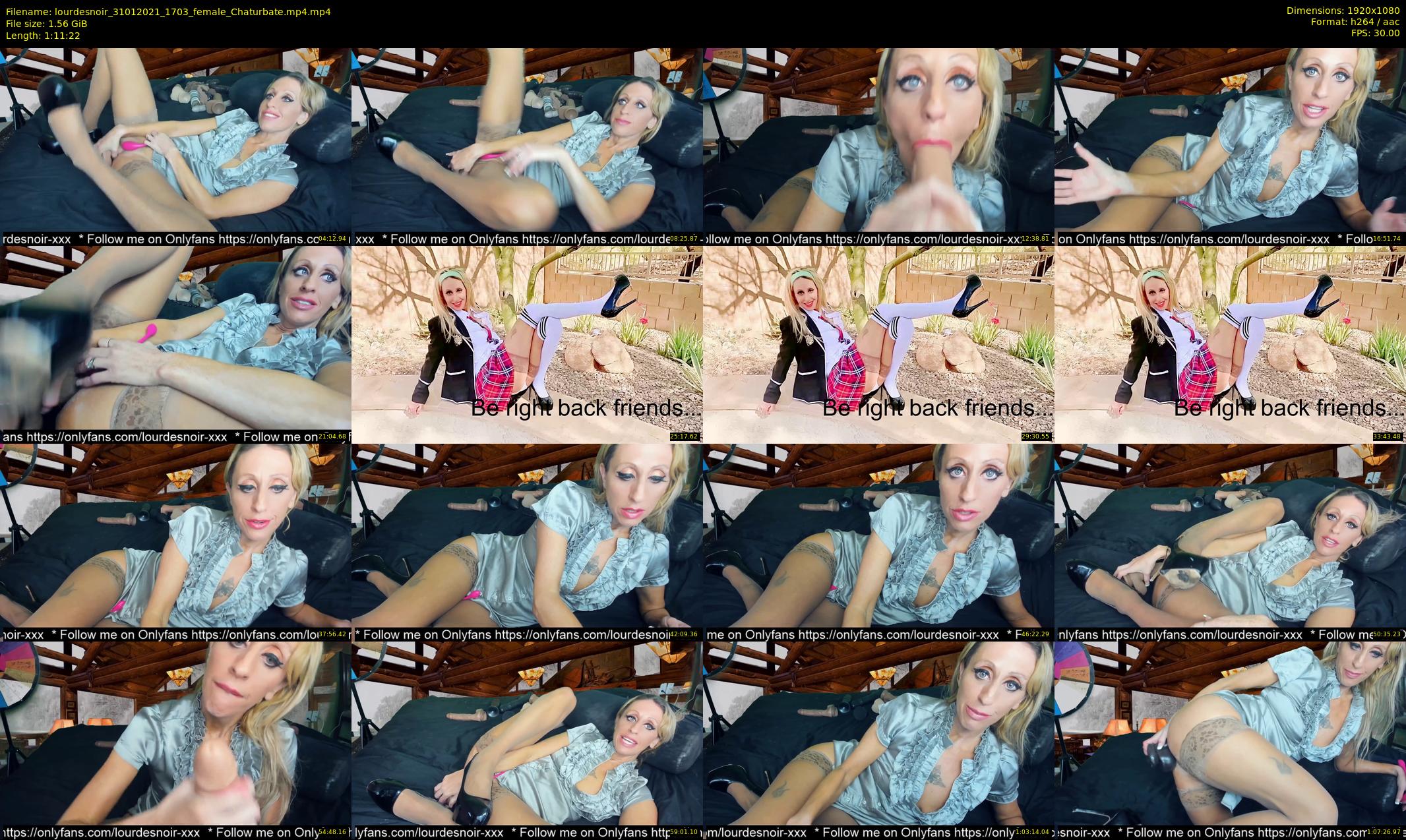 lourdesnoir — 72 minute Chaturbate female cam show recording, 1080p, Jan 31, 2021