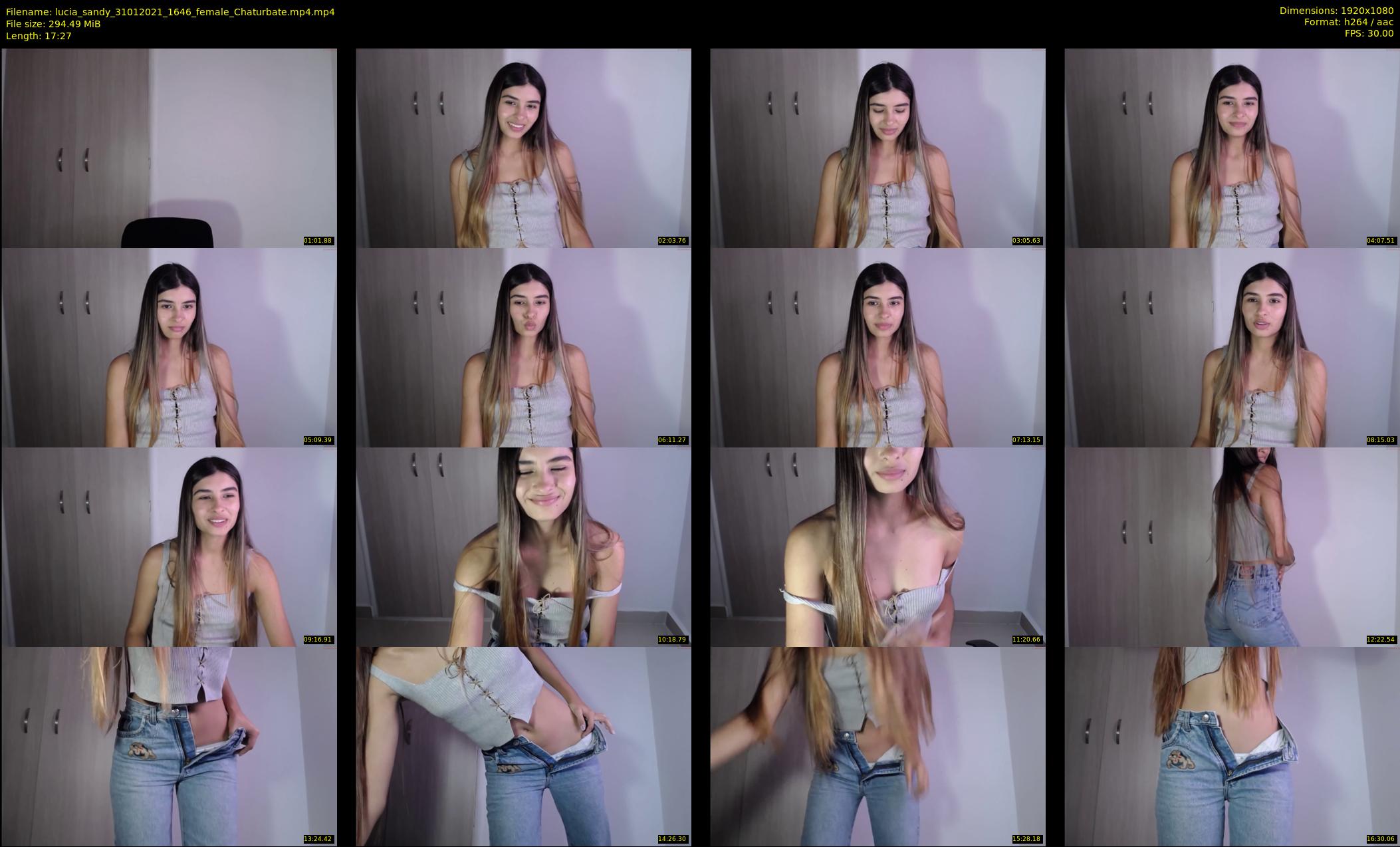 lucia_sandy — 18 minute Chaturbate female cam show recording, 1080p, Jan 31, 2021