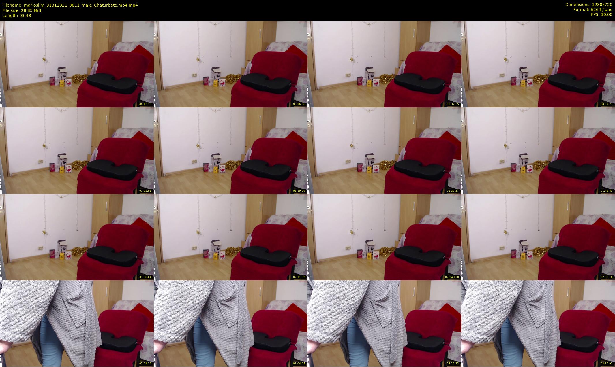 marioslim — 4 minute Chaturbate male cam show recording, 720p, Jan 31, 2021