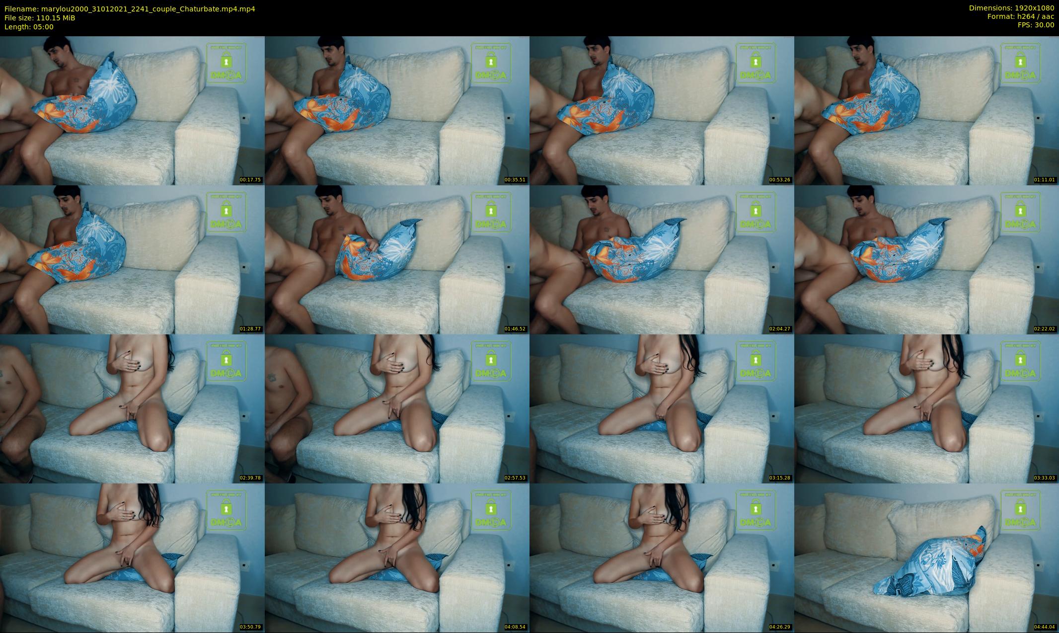 marylou2000 — 5 minute Chaturbate couple cam show recording, 1080p, Jan 31, 2021