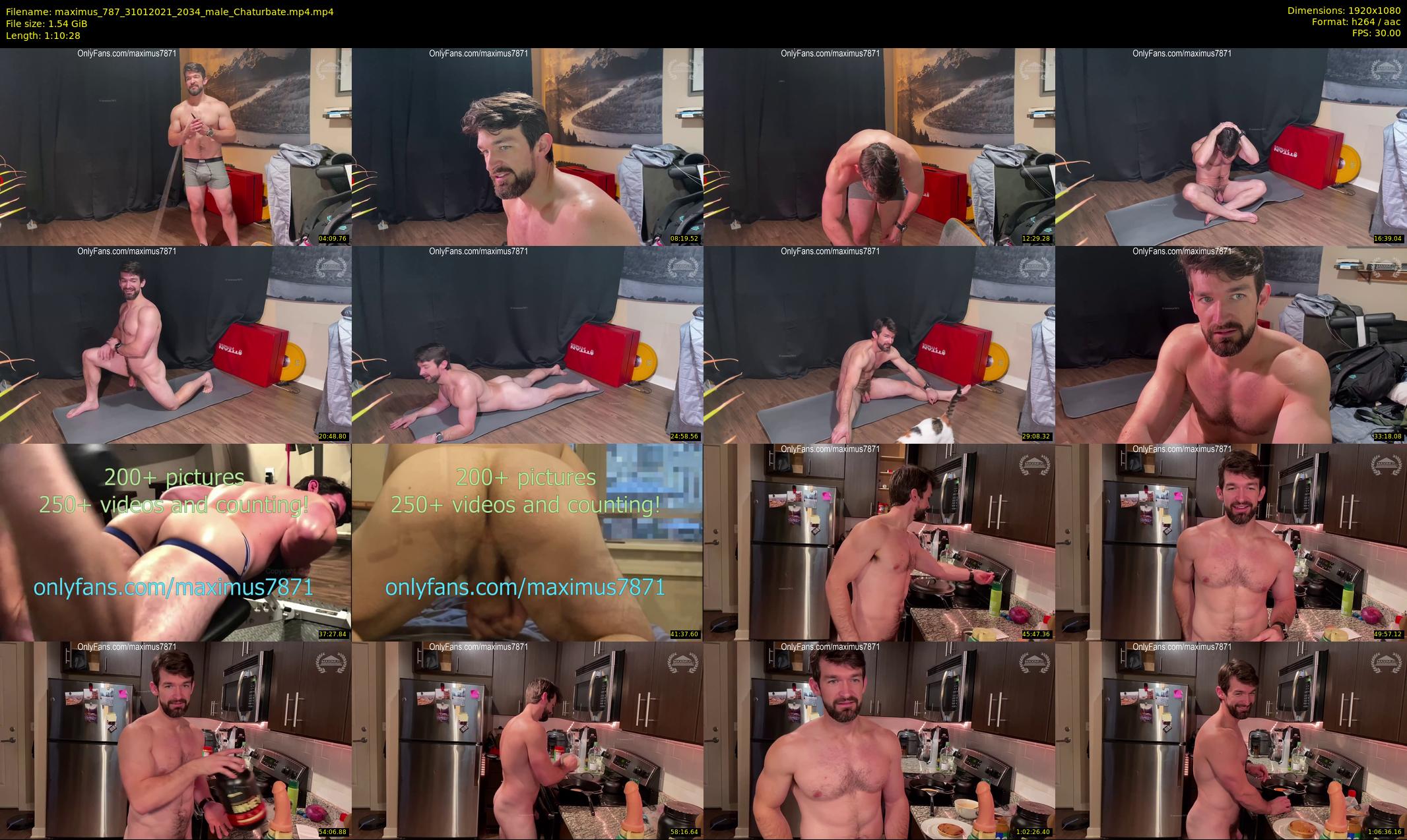 maximus_787 — 71 minute Chaturbate male cam show recording, 1080p, Jan 31, 2021